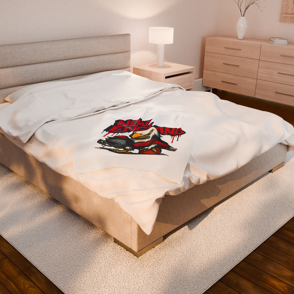 New England Patriots Velveteen Blanket