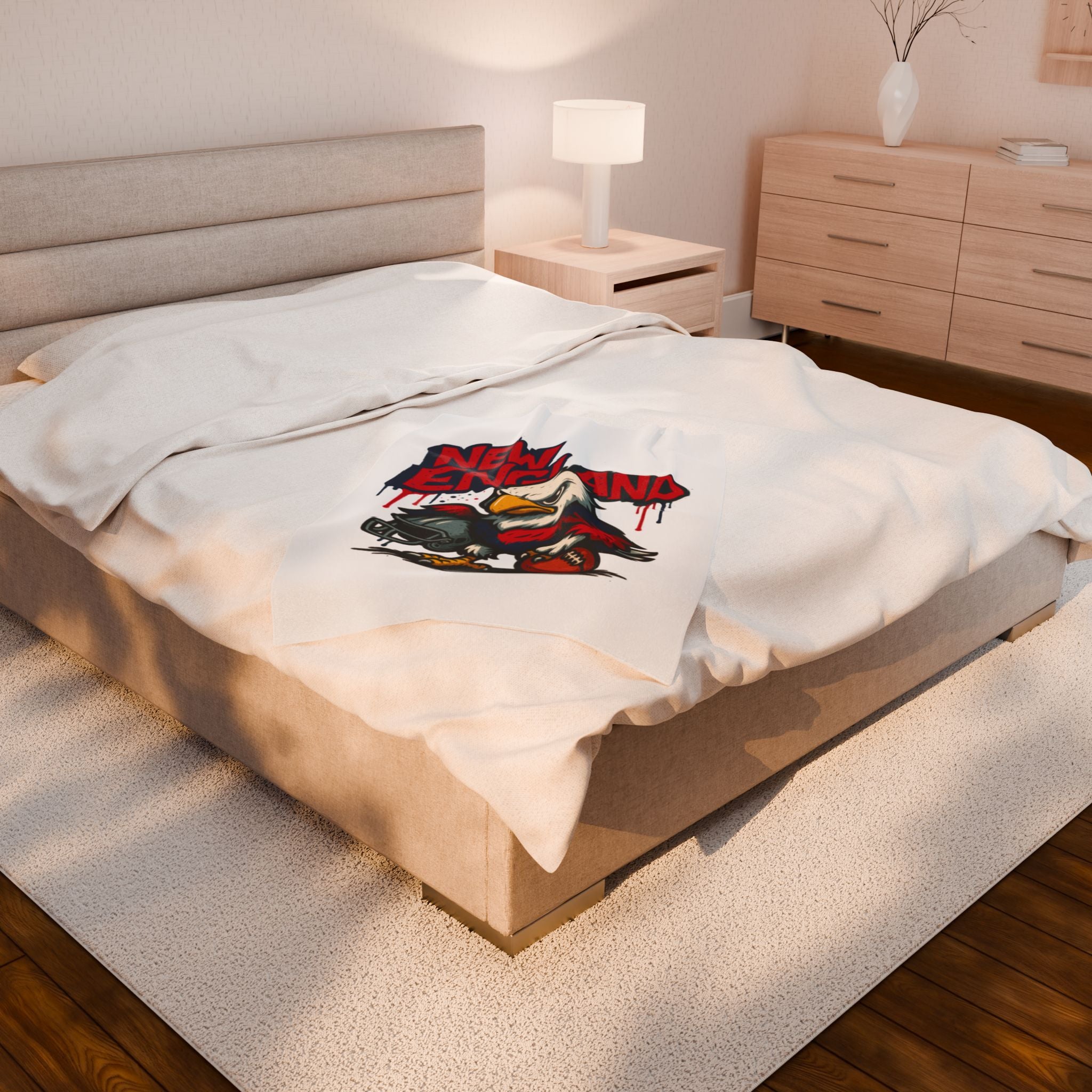 New England Patriots Velveteen Blanket