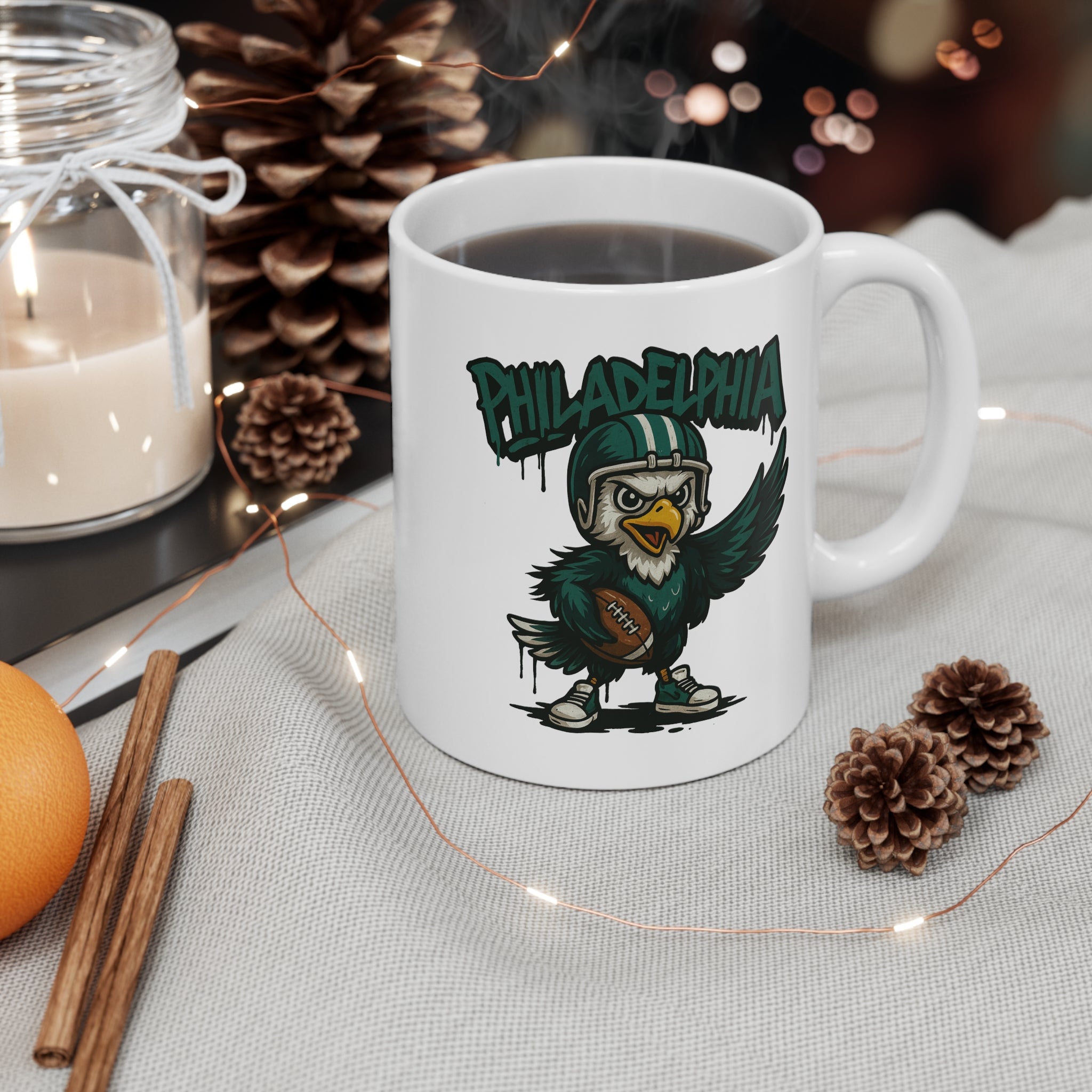 Philadelphia Eagles Mug - 11oz Ceramic Coffee Cup for Fans