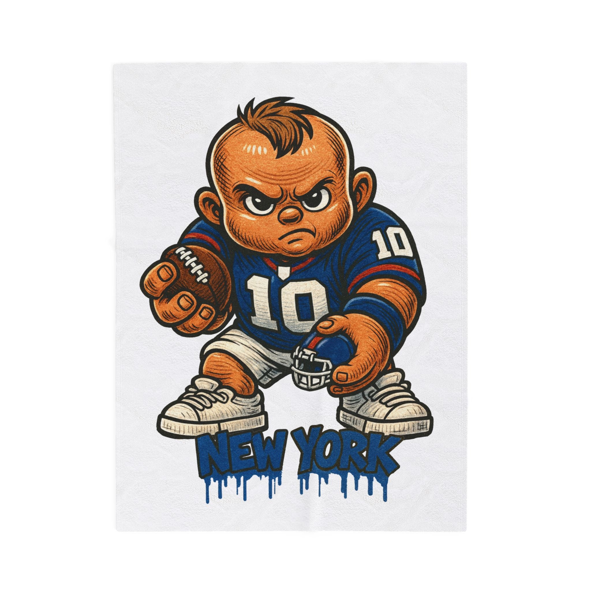 New York Giants Velveteen Blanket