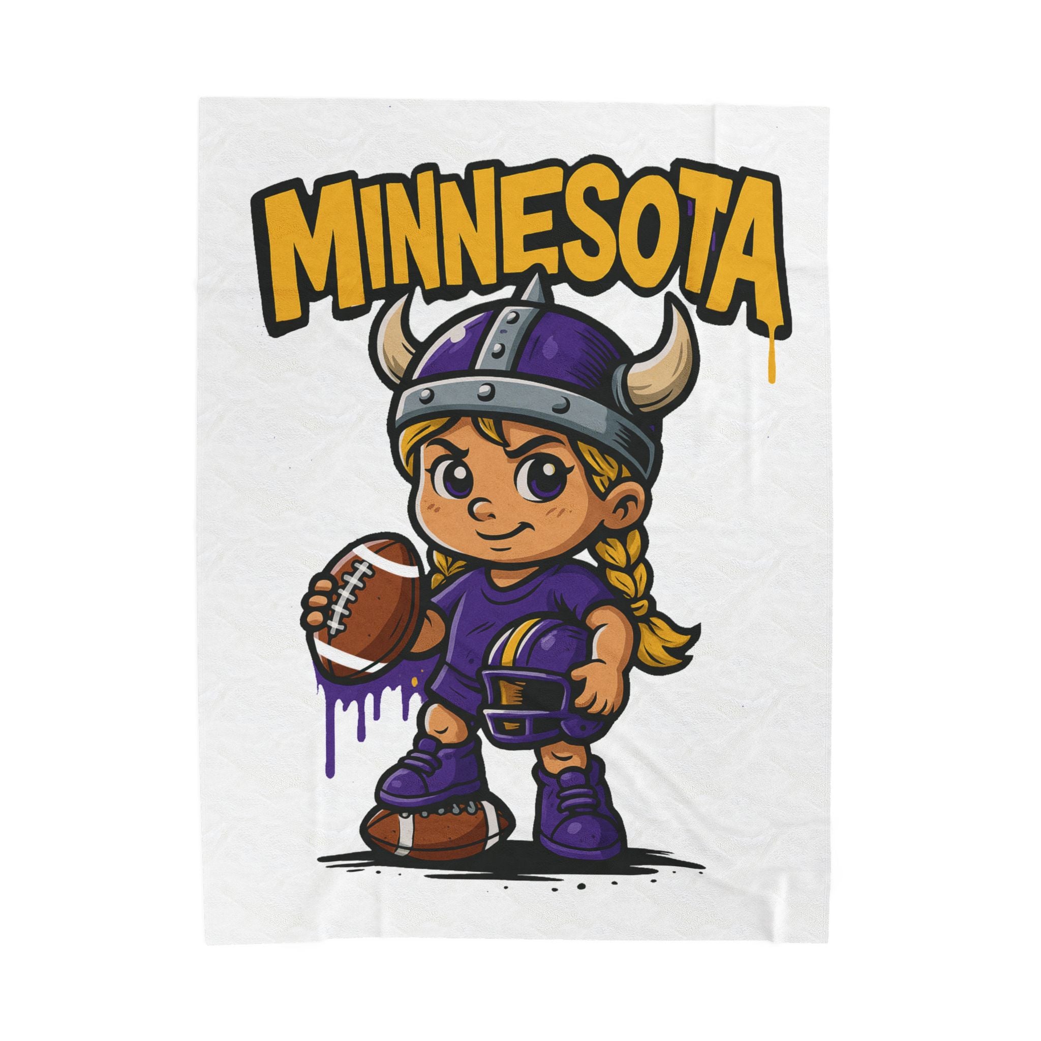 Minnesota Vikings Velveteen Blanket