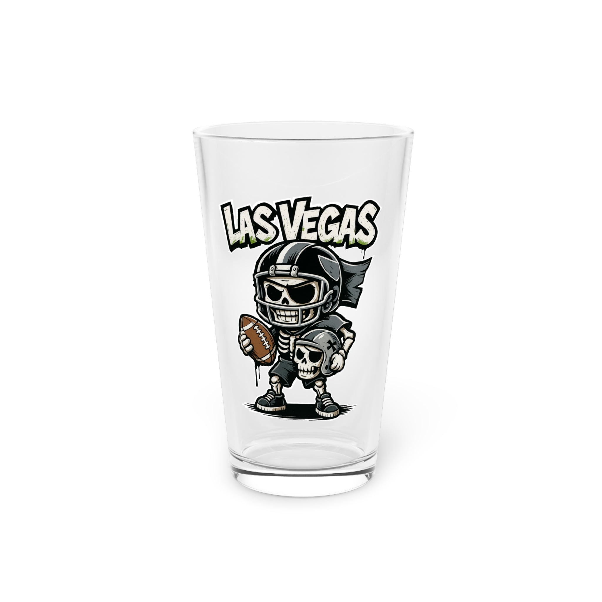 Las Vegas Raiders Pint Glass, 16oz Beer Cup, Sports Fan Gift, Custom Drinkware, Tailgating Accessory, Party Glass