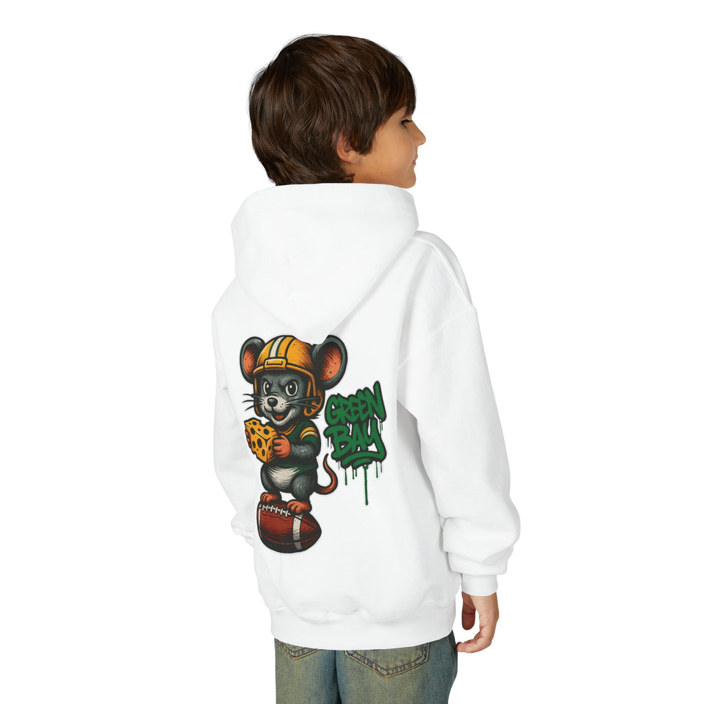 Green Bay Packers Kids Sweatshirt – Baby Mascot Graffiti Hoodie