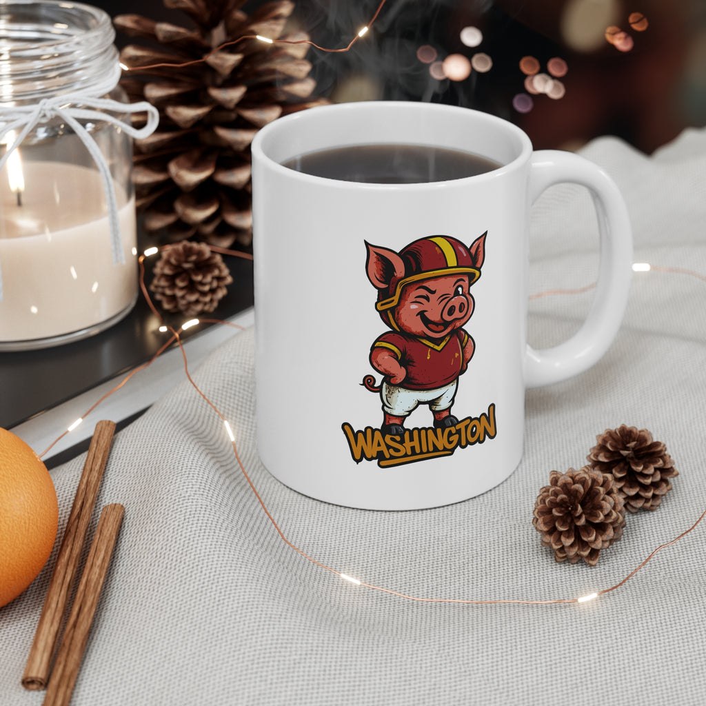 Washington Commanders Mug - 11oz Ceramic Coffee Cup for Fans