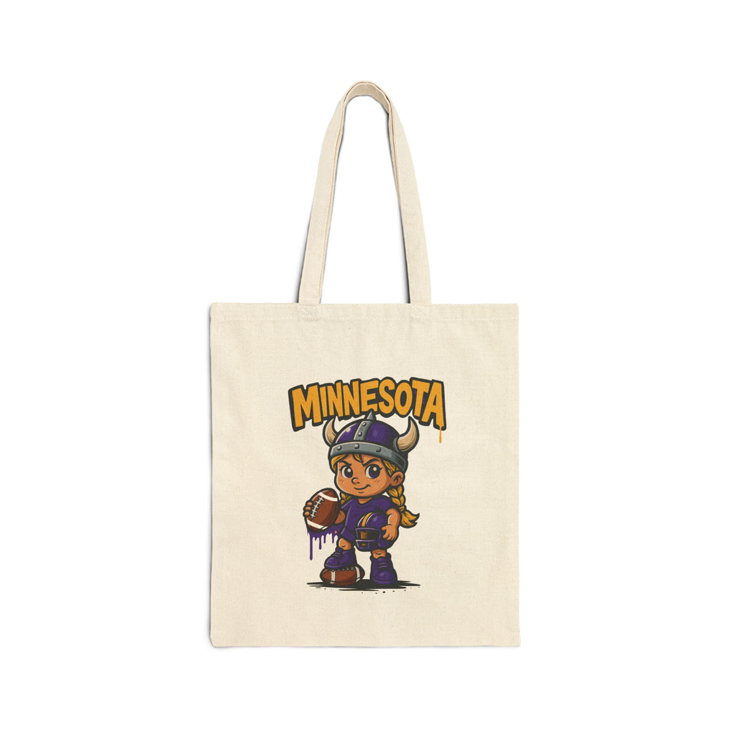 Minnesota Vikings Tote Bag — Cute Sports Canvas Tote for Fans