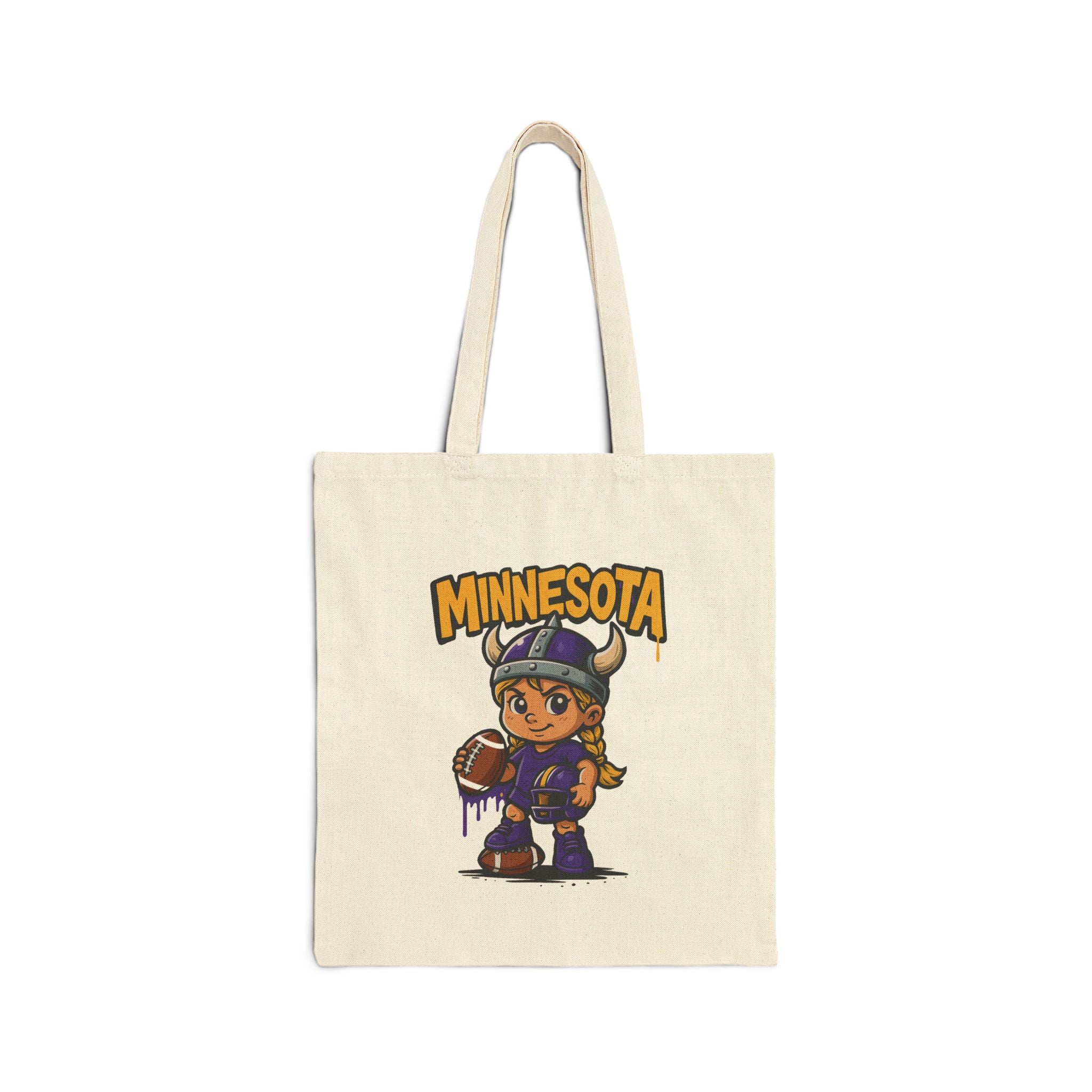Minnesota Vikings Tote Bag — Cute Sports Canvas Tote for Fans
