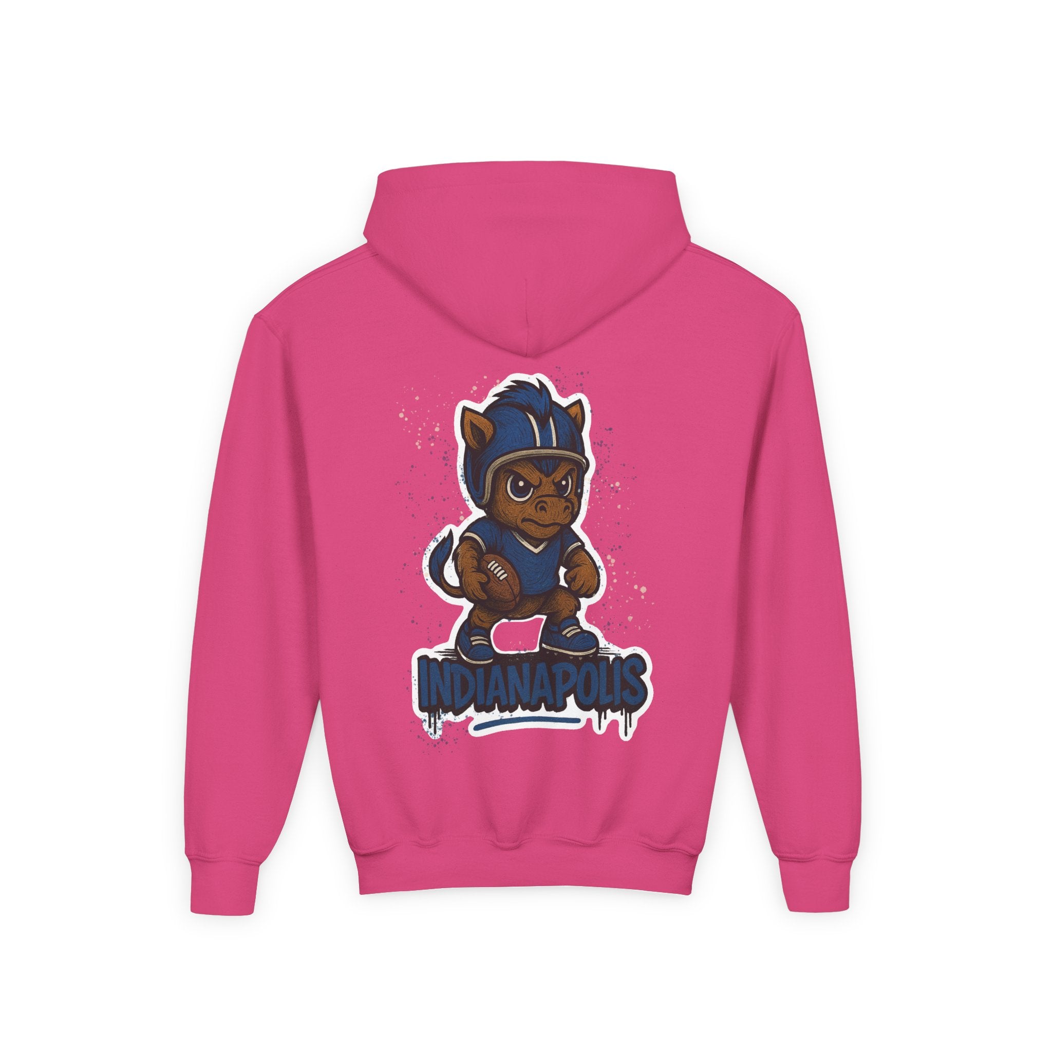 Indianapolis Colts Kids Sweatshirt – Baby Mascot Graffiti Hoodie