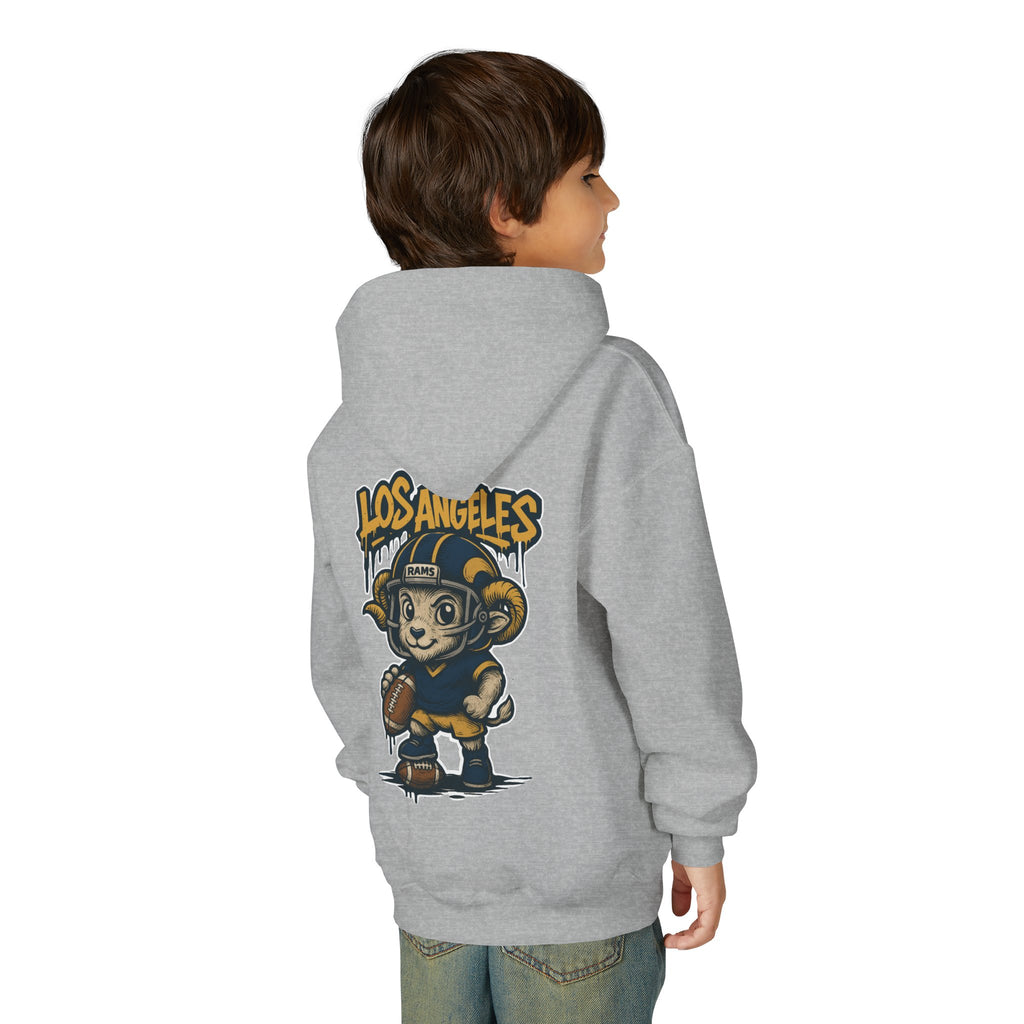 Los Angeles Rams Kids Sweatshirt – Baby Mascot Graffiti Hoodie
