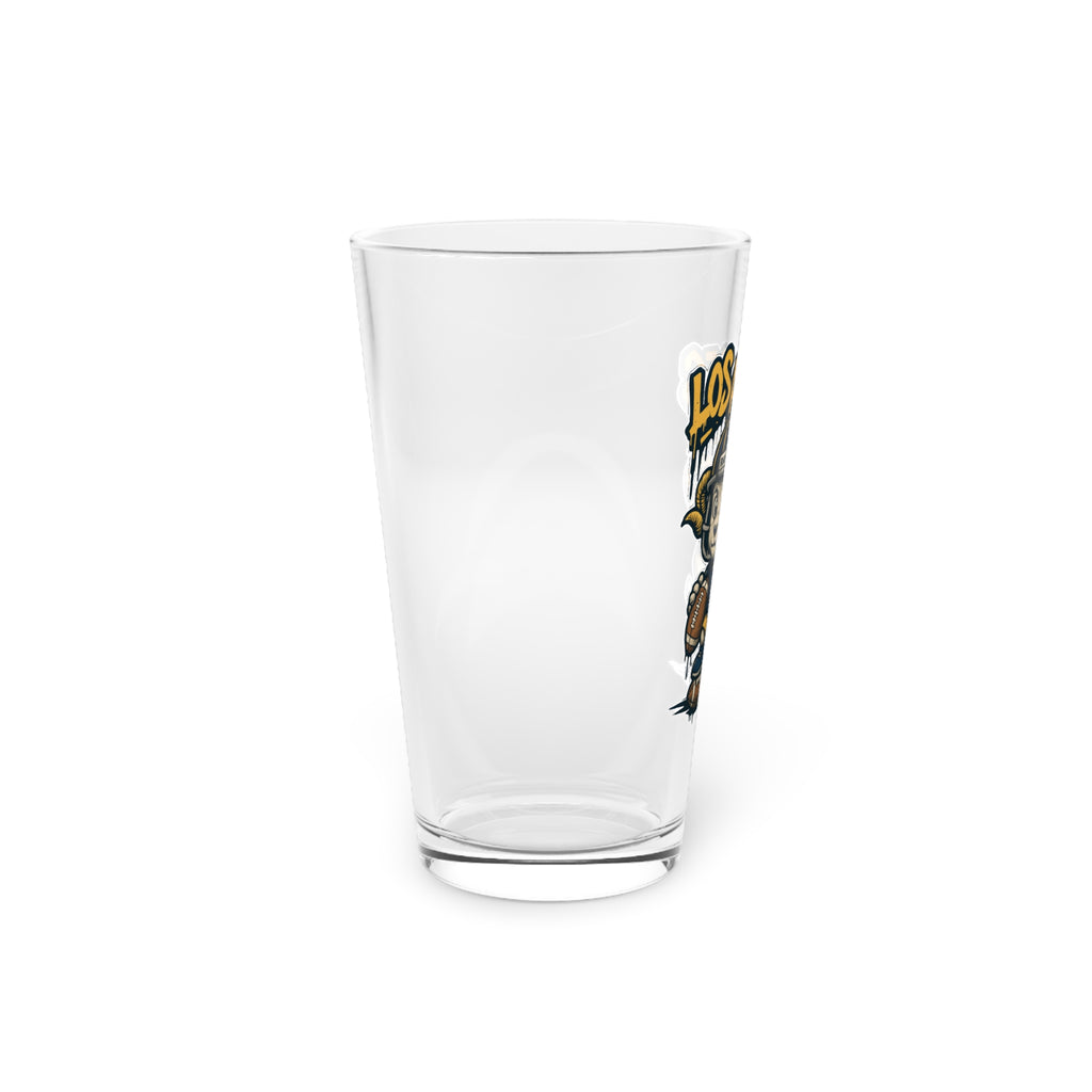 Los Angeles Rams Pint Glass, 16oz Beer Cup, Sports Fan Gift, Custom Drinkware, Tailgating Accessory, Party Glass