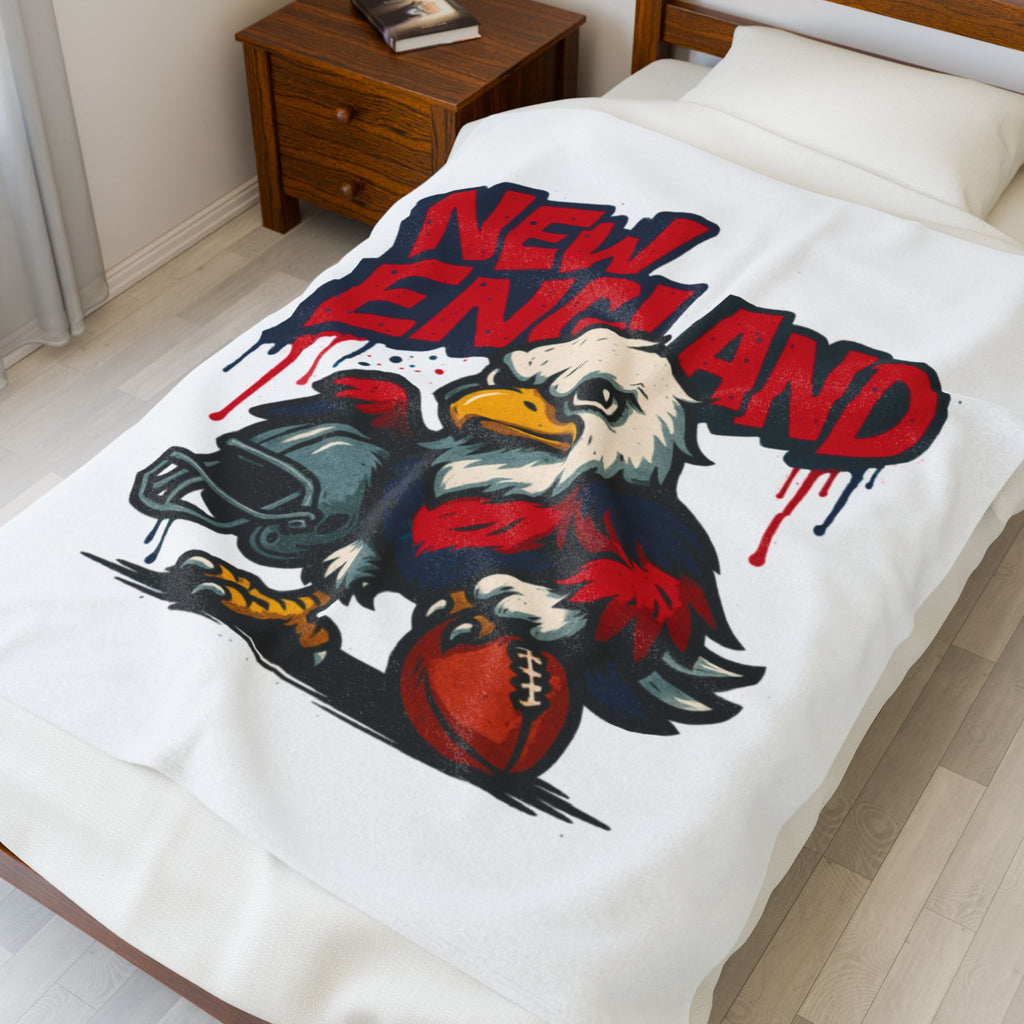 New England Patriots Velveteen Blanket