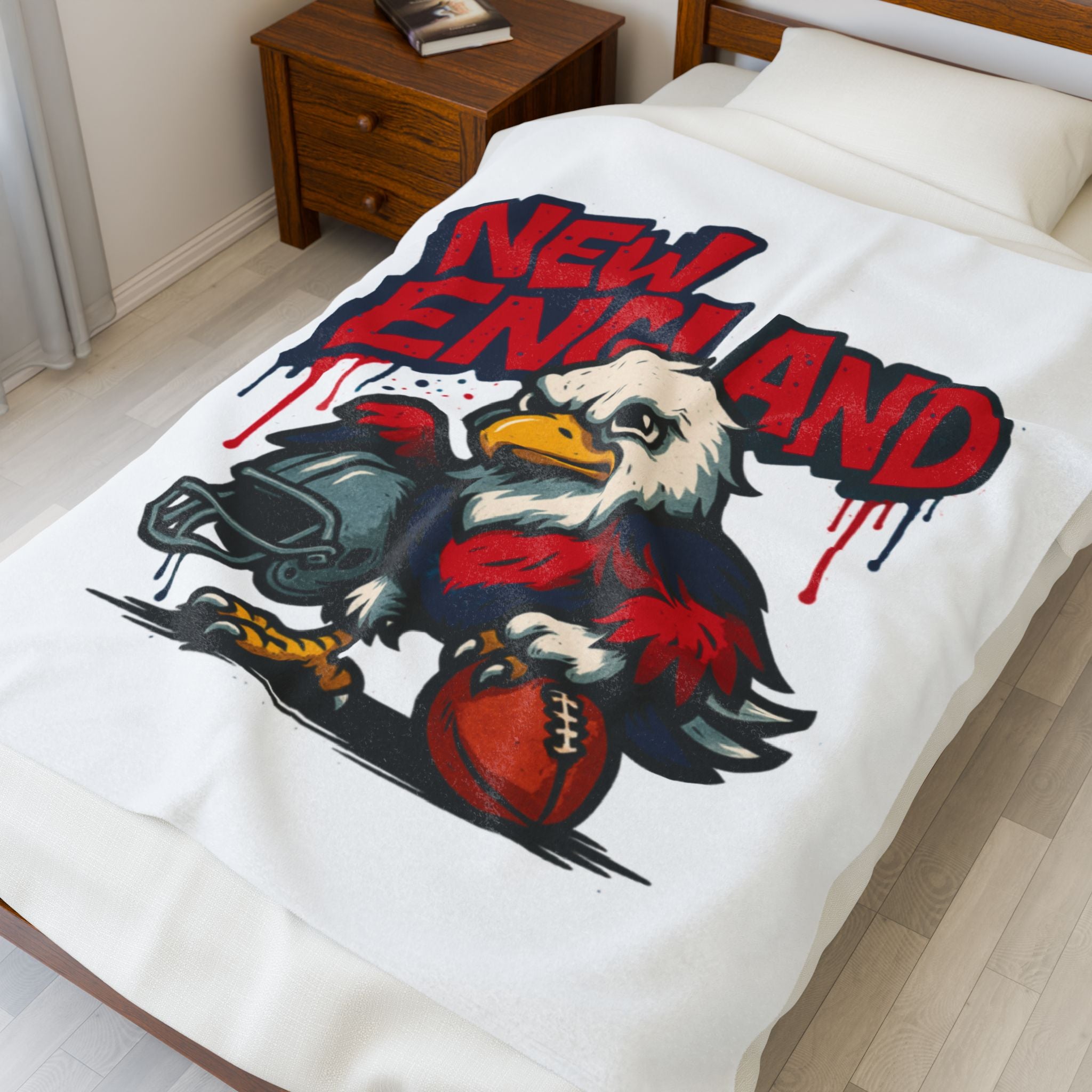 New England Patriots Velveteen Blanket