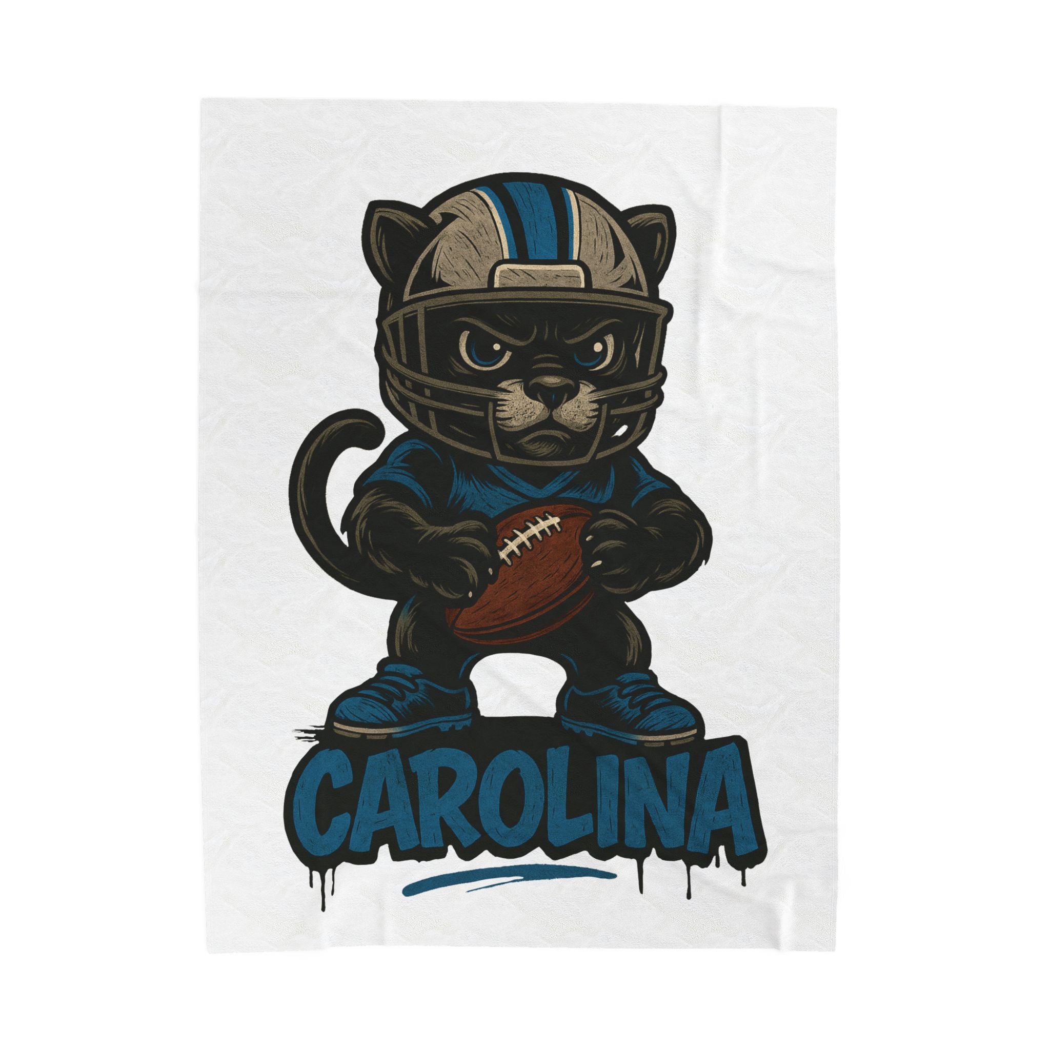 North Carolina Panthers Velveteen Blanket