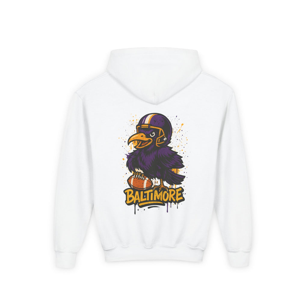 Baltimore Ravens Kids Sweatshirt – Baby Mascot Graffiti Hoodie