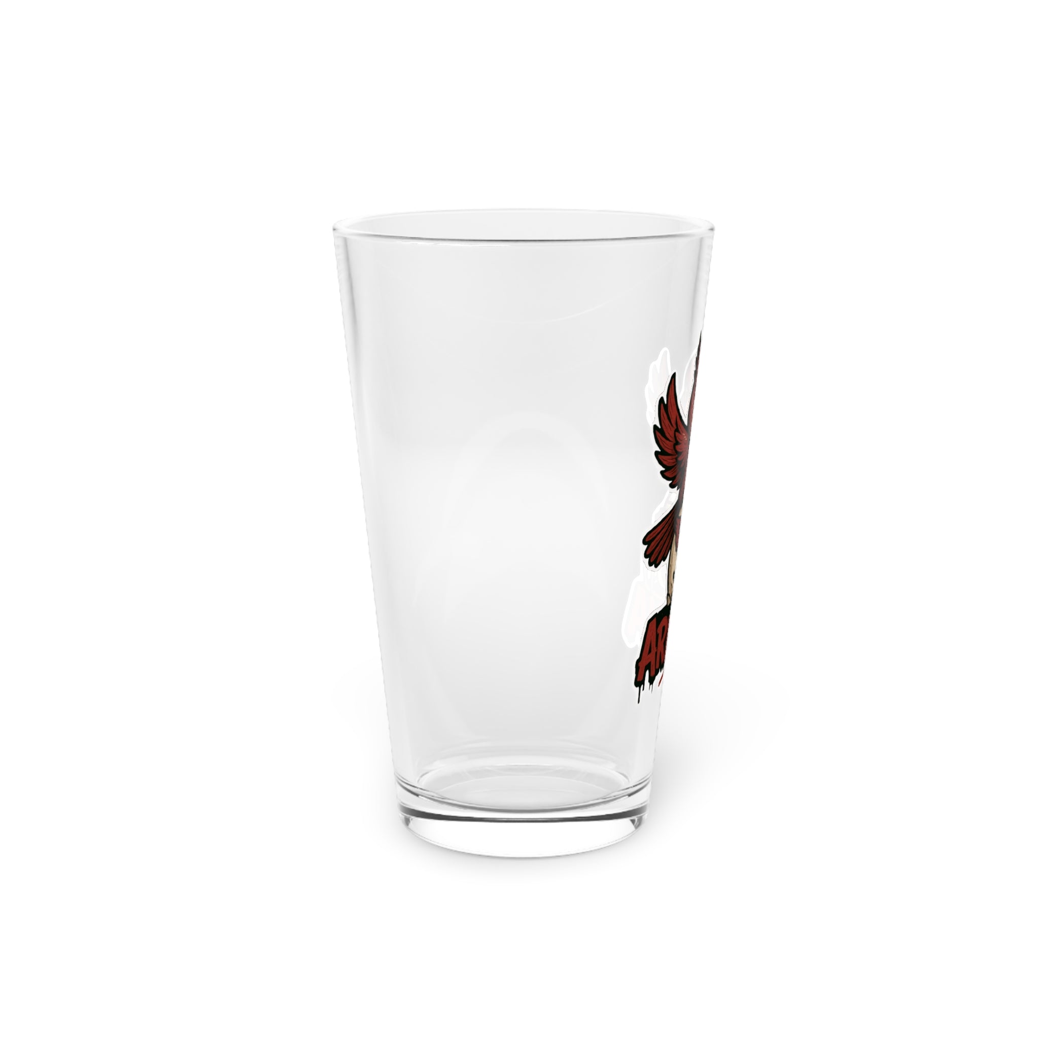 Arizona Cardinals Pint Glass, 16oz Beer Cup, Sports Fan Gift, Custom Drinkware, Tailgating Accessory, Party Glass