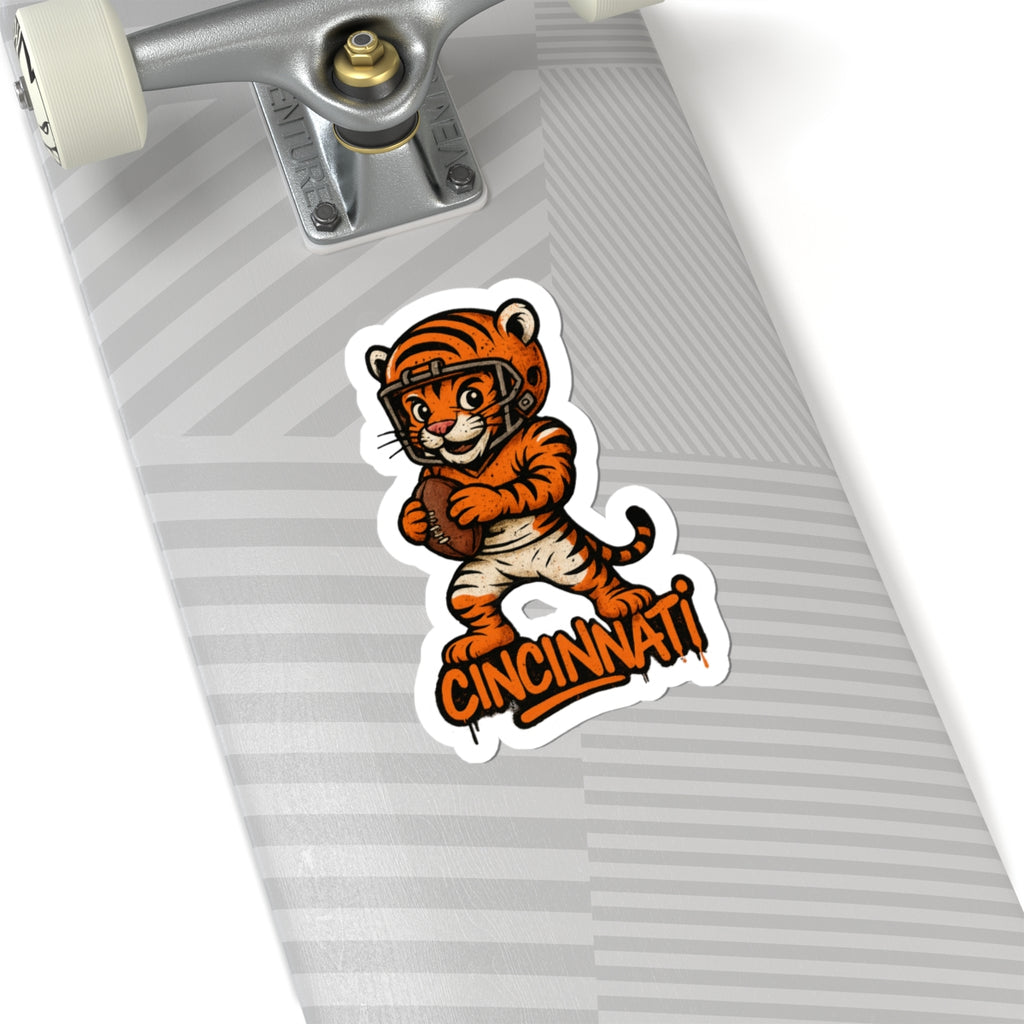 Cincinatti Bengals  Kiss-Cut Stickers | Team Spirit Decor, Laptop Decals, Gift for Fans, Customizable Stickers