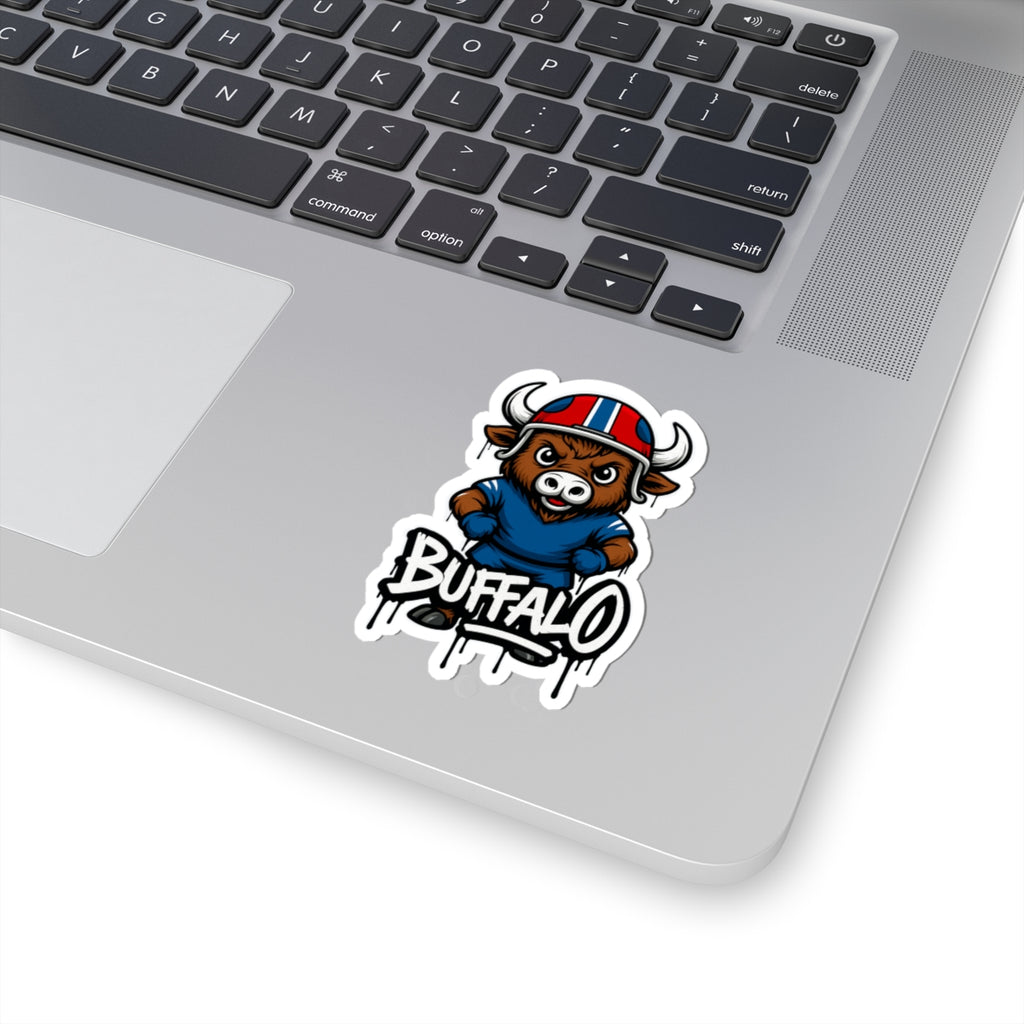 Buffalo Sports Team Kiss-Cut Stickers | Team Spirit Decor, Laptop Decals, Gift for Fans, Customizable Stickers