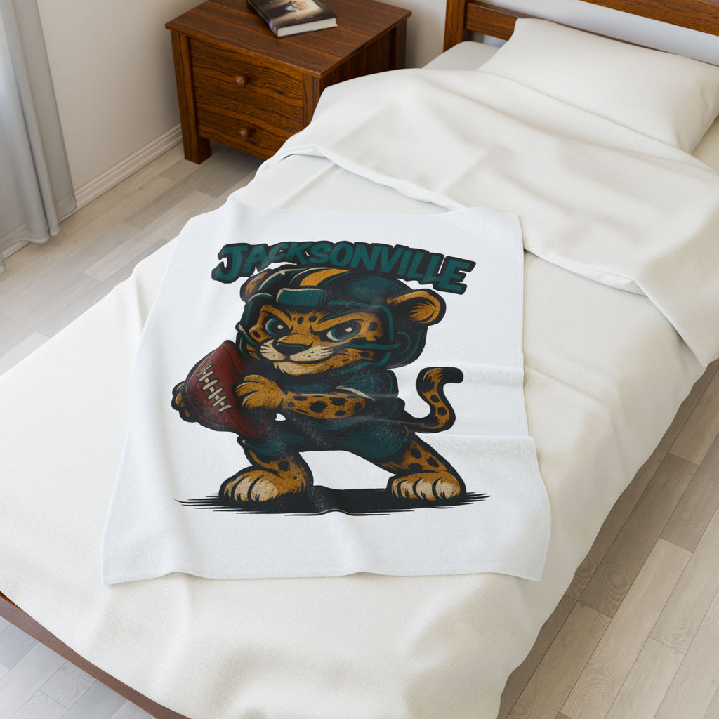 Jacksonville Jaguars Velveteen Blanket