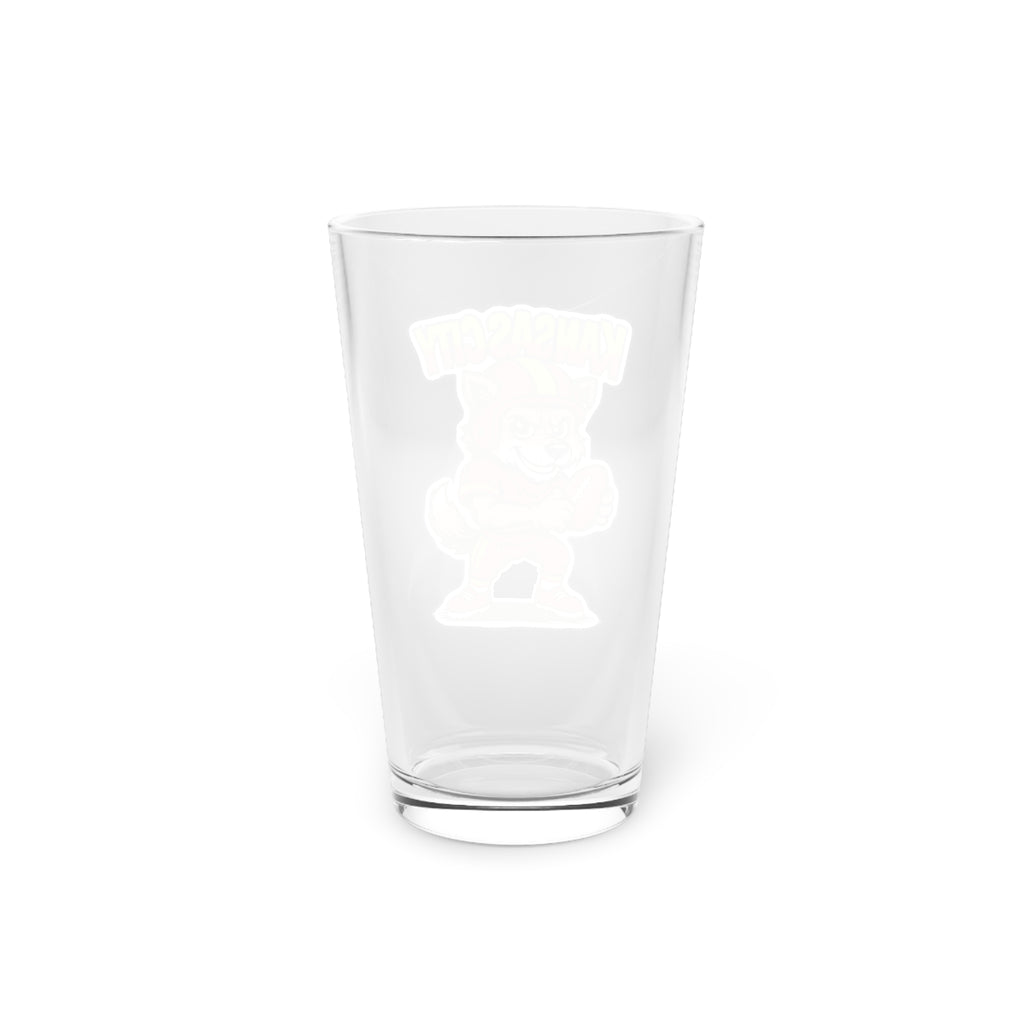 Kansas City Chiefs Pint Glass, 16oz Beer Cup, Sports Fan Gift, Custom Drinkware, Tailgating Accessory, Party Glass