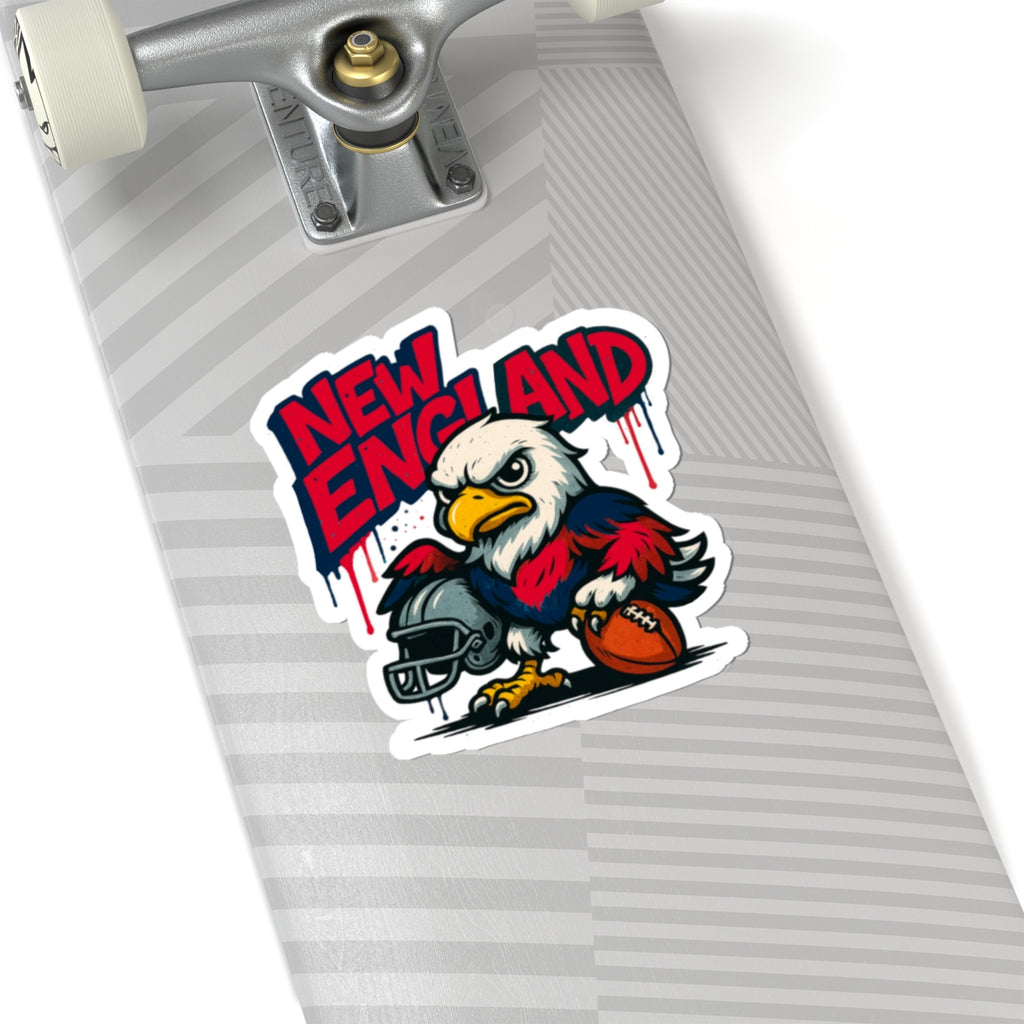 New England Patriots Sports Team Kiss-Cut Stickers | Team Spirit Decor, Laptop Decals, Gift for Fans, Customizable Stickers
