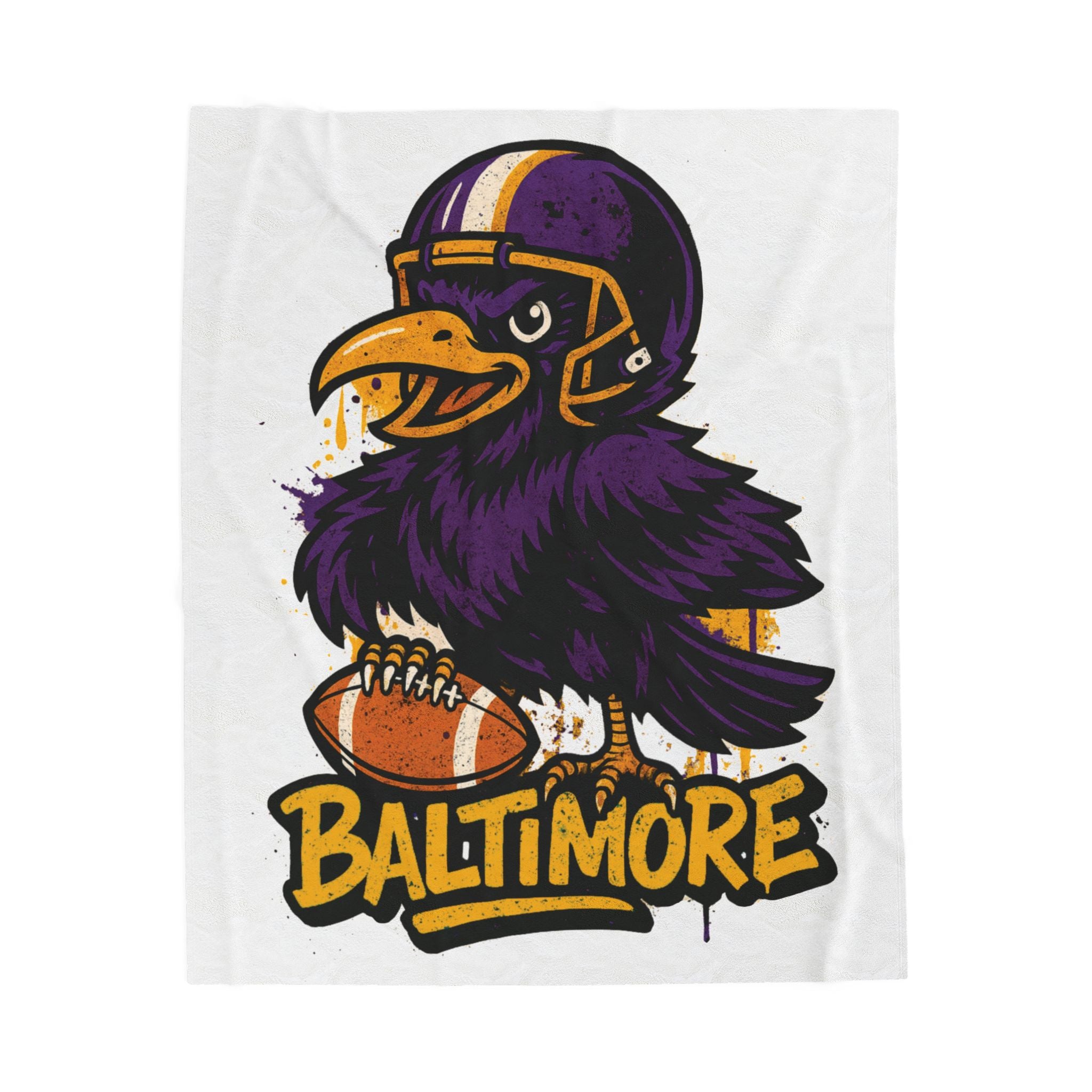 Baltimore Ravens Velveteen Blanket