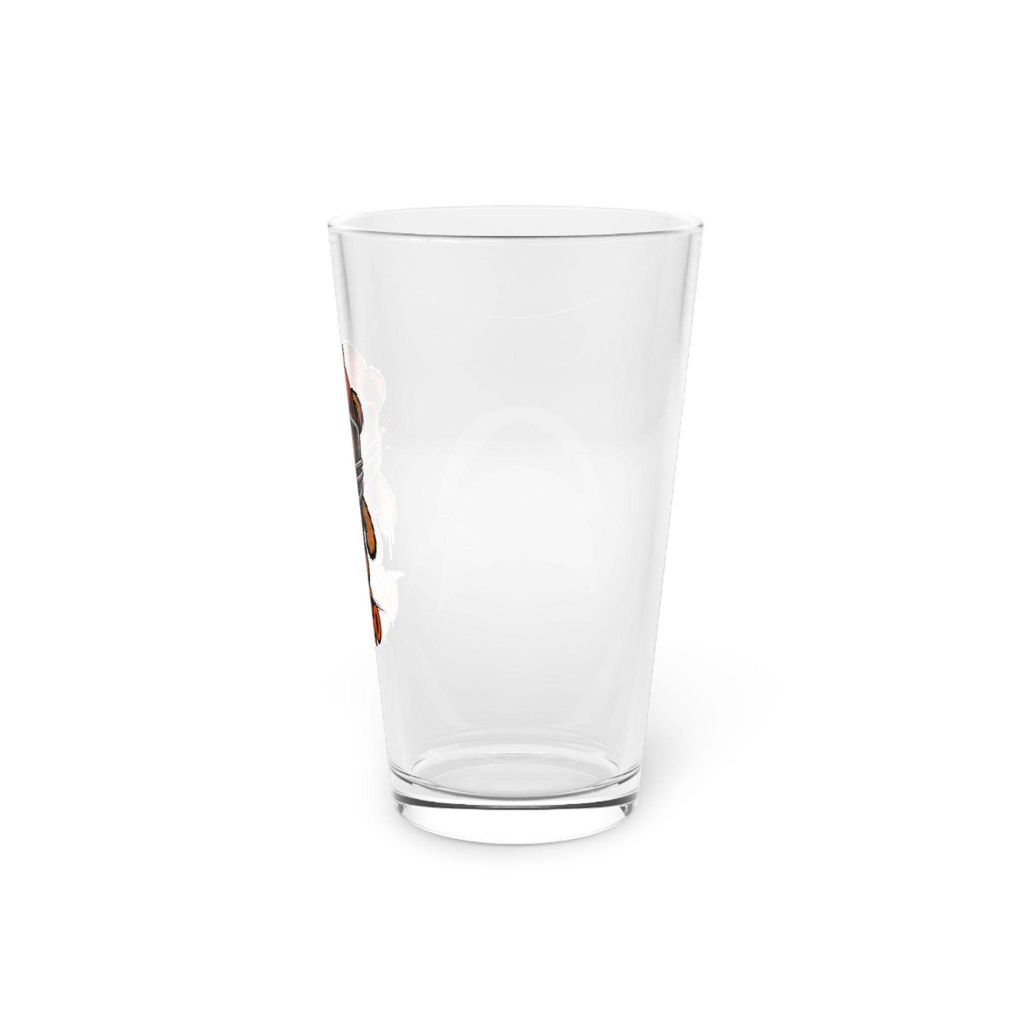 Chicago Bears Pint Glass, 16oz Beer Cup, Sports Fan Gift, Custom Drinkware, Tailgating Accessory, Party Glass