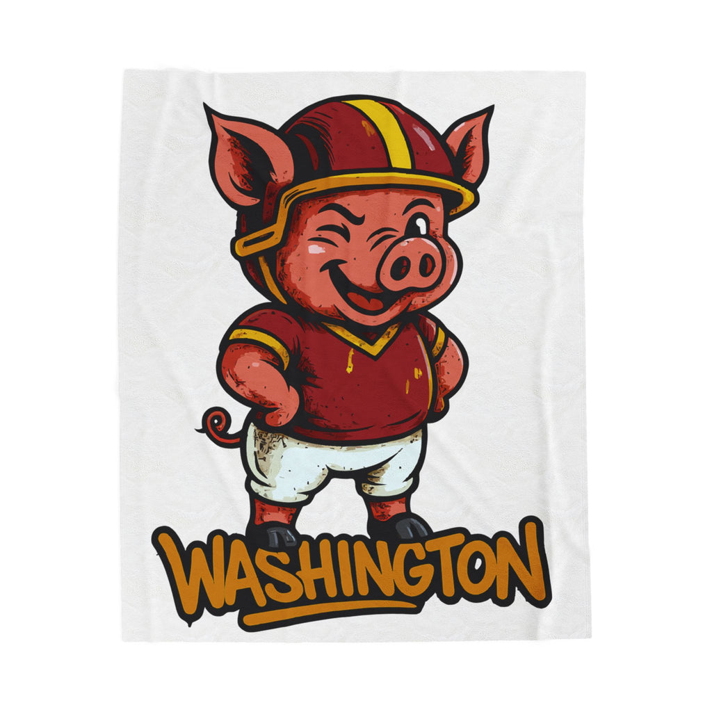 Washington Commanders Velveteen Blanket
