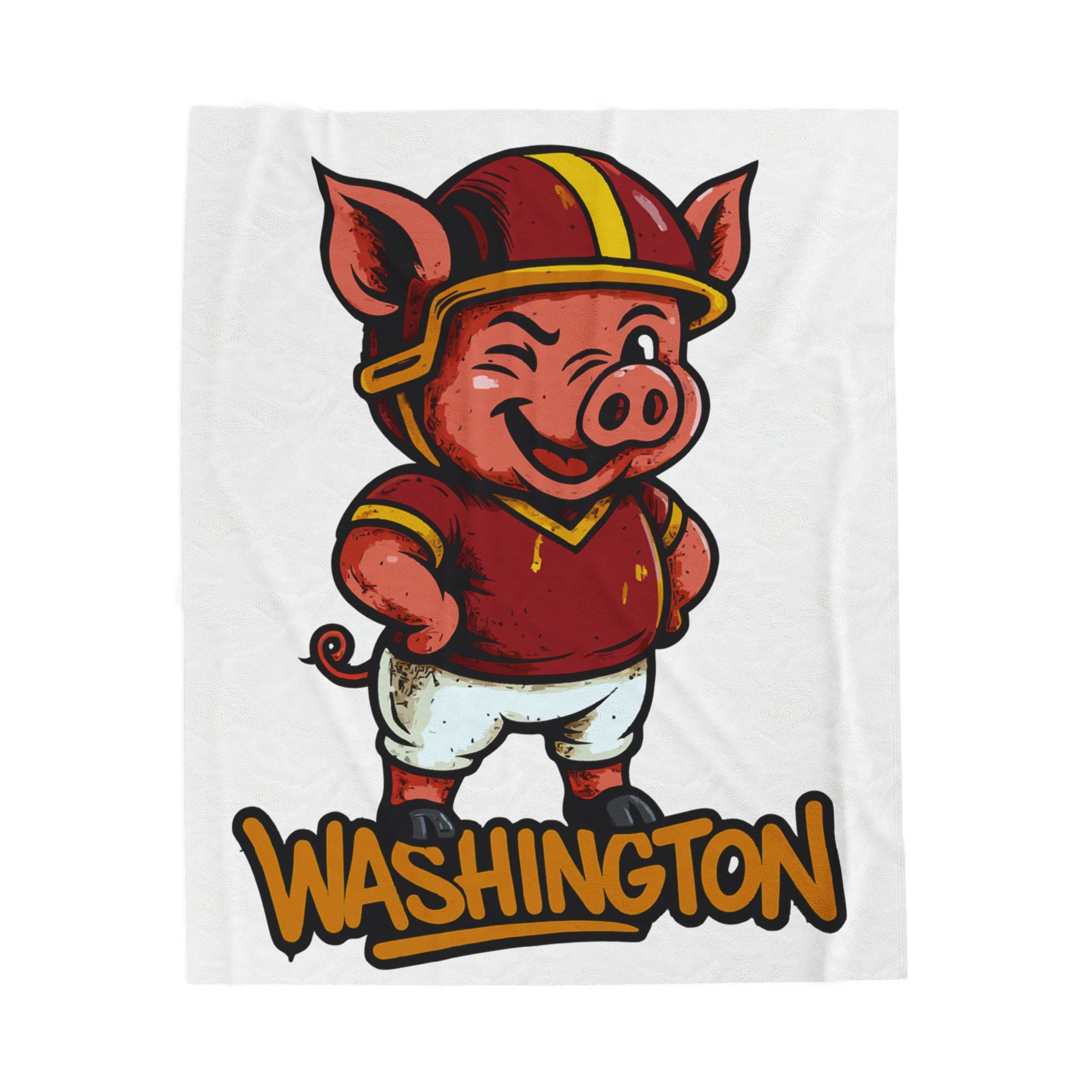 Washington Commanders Velveteen Blanket
