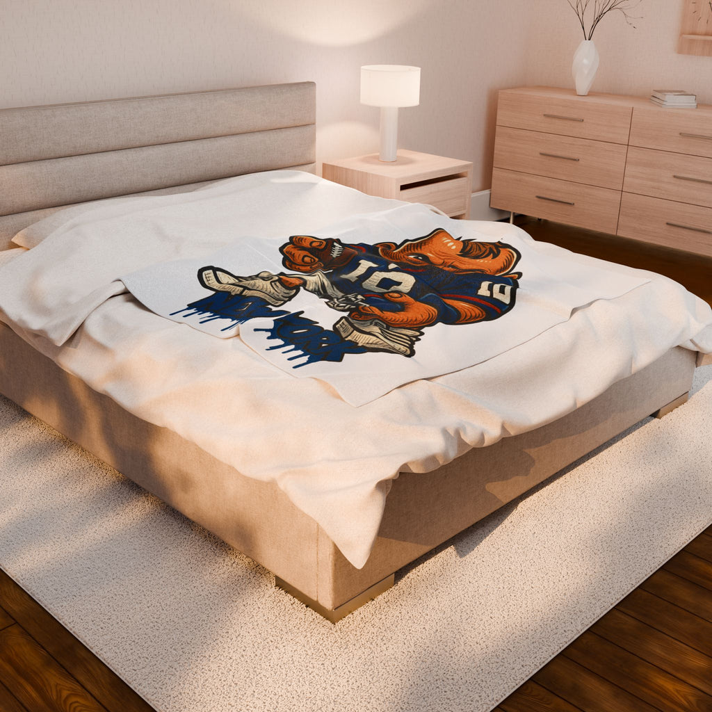 New York Giants Velveteen Blanket