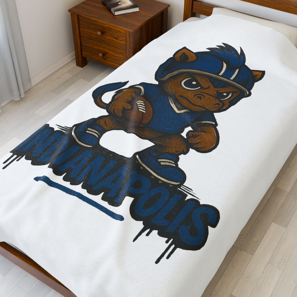 Indianapolis Colts Velveteen Blanket