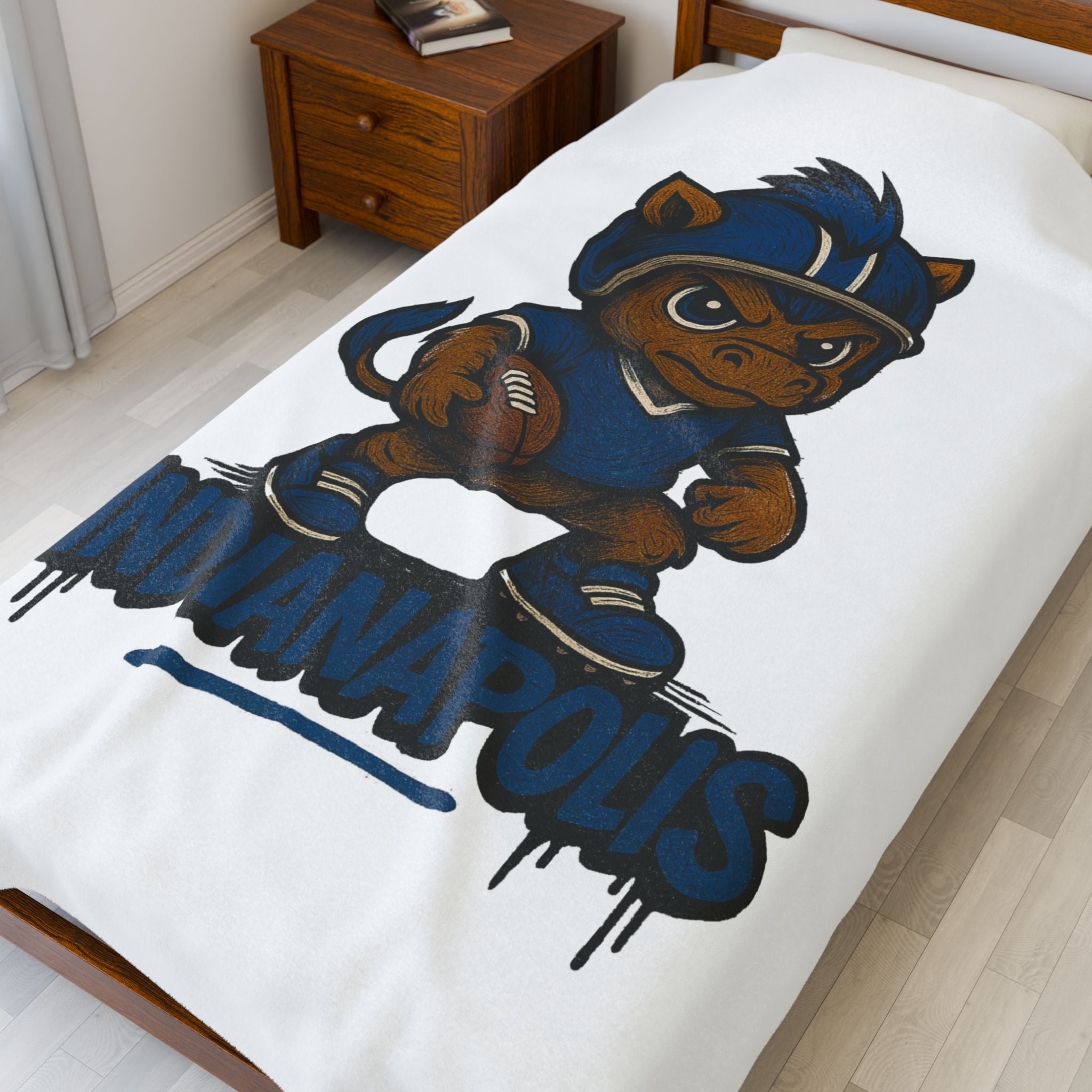 Indianapolis Colts Velveteen Blanket