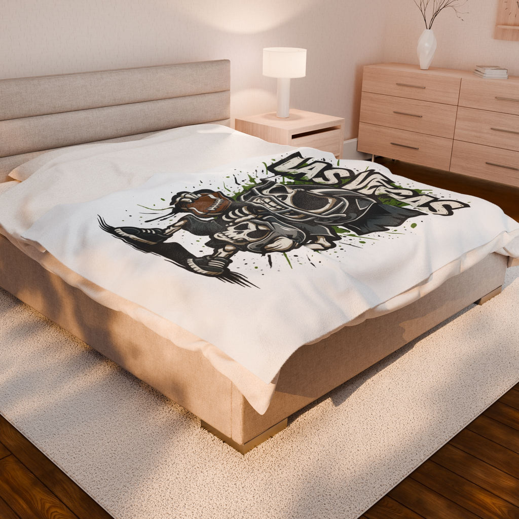 Las Vegas Raiders Velveteen Blanket