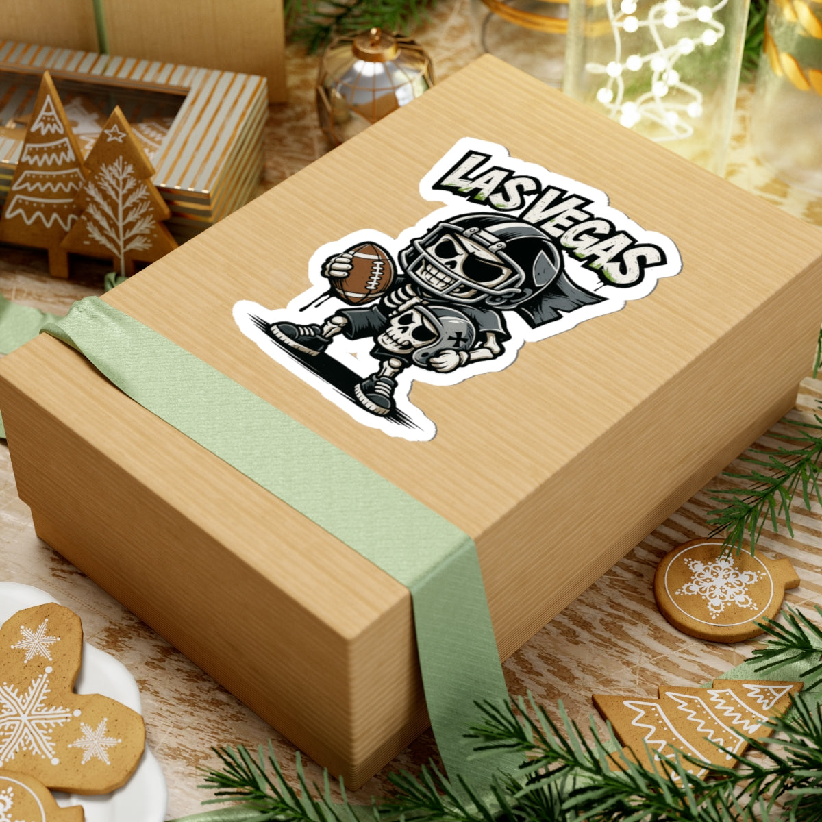 Las Vegas Raiders Sports Team Kiss-Cut Stickers | Team Spirit Decor, Laptop Decals, Gift for Fans, Customizable Stickers