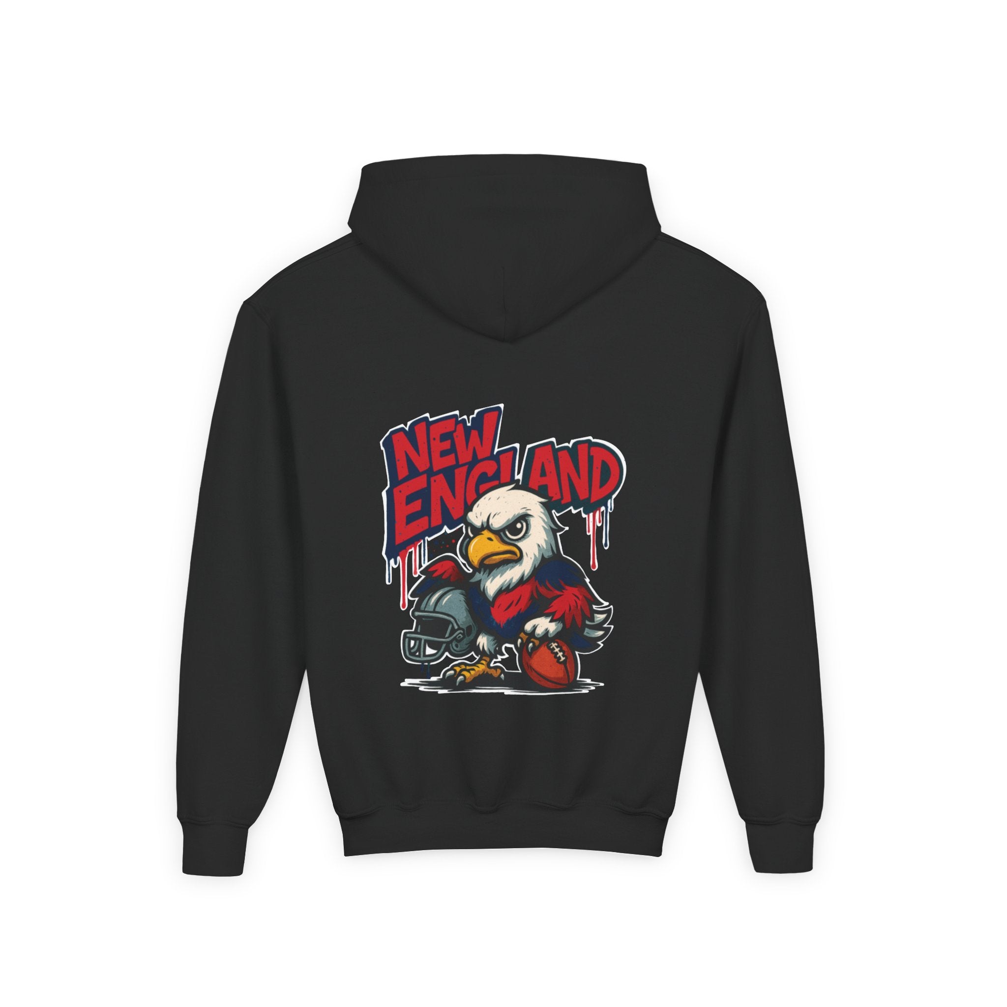 New England Patriots Kids  Sweatshirt – Baby Mascot Graffiti Hoodie