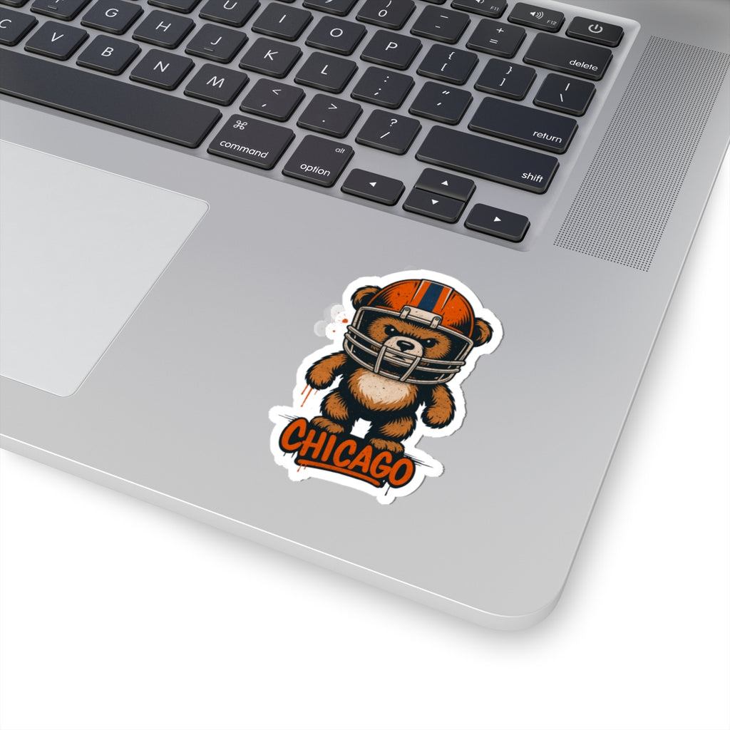 Chicago Bears Sports Team Kiss-Cut Stickers | Team Spirit Decor, Laptop Decals, Gift for Fans, Customizable Stickers
