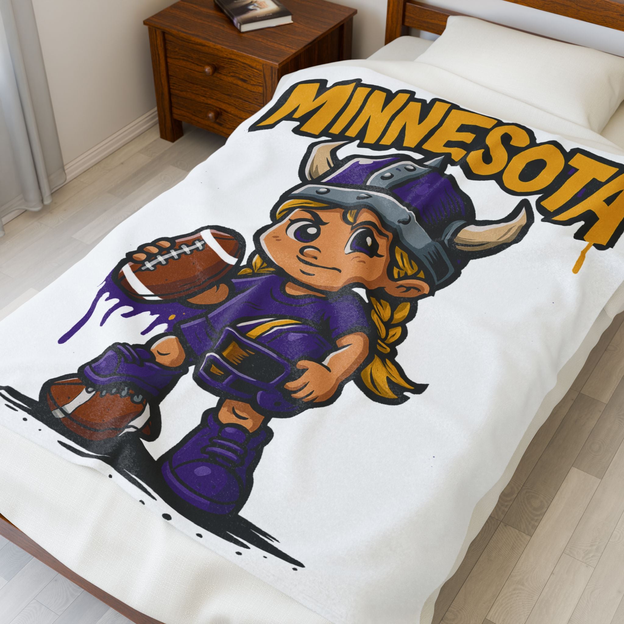 Minnesota Vikings Velveteen Blanket