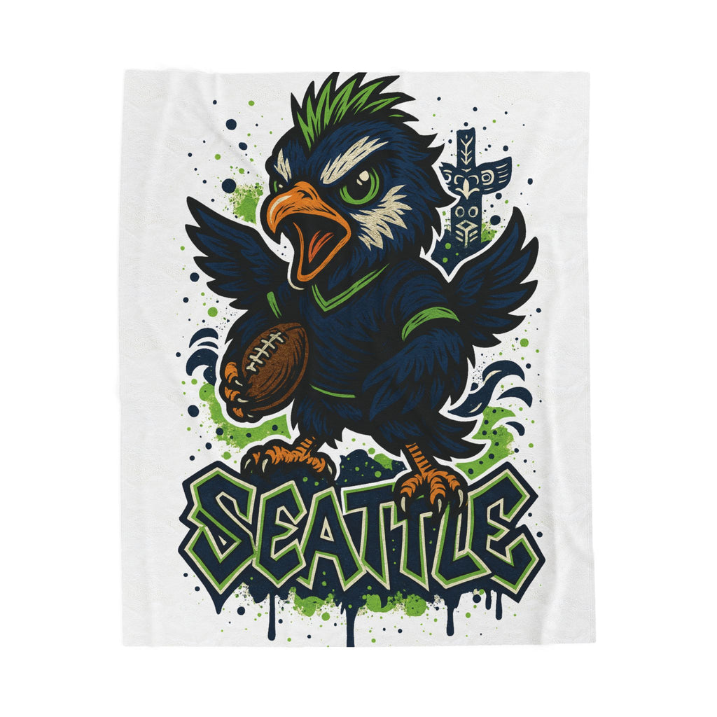 Seattle Seahawks Velveteen Blanket