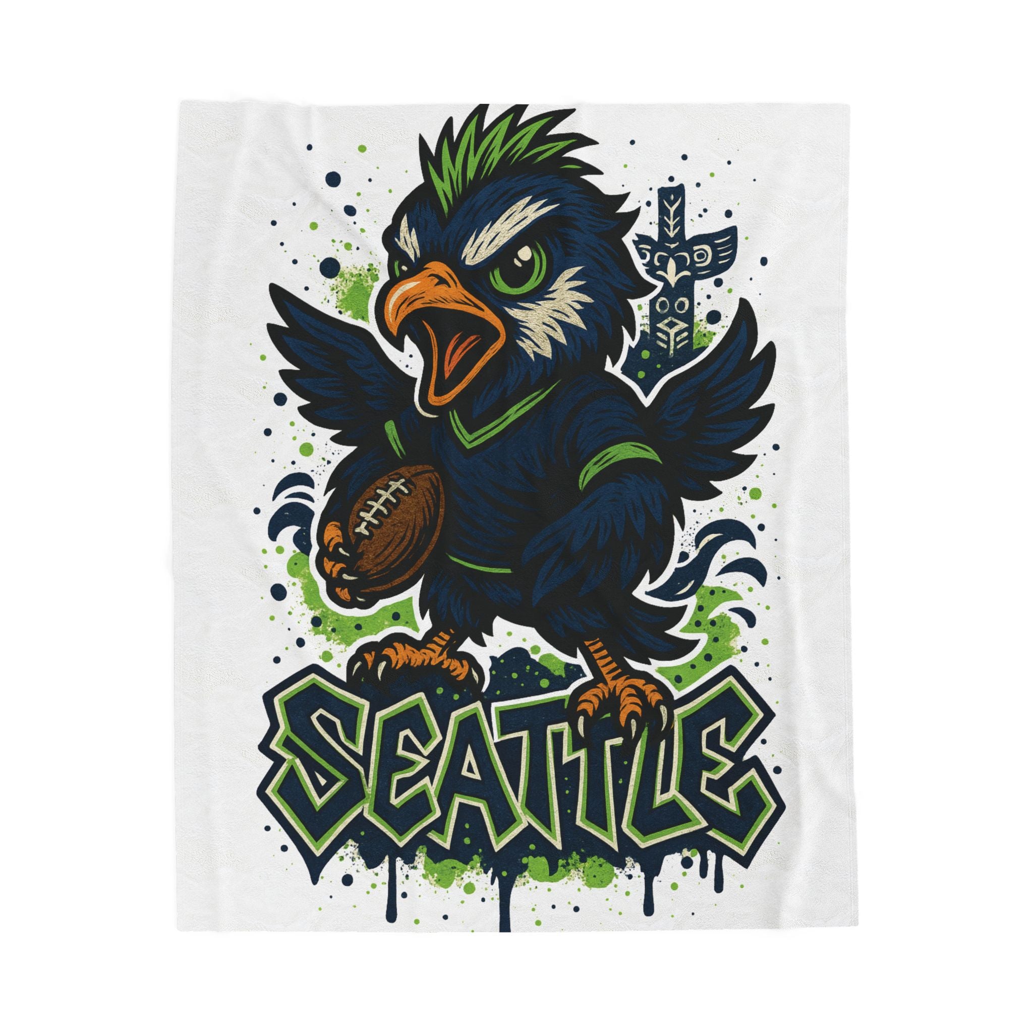 Seattle Seahawks Velveteen Blanket