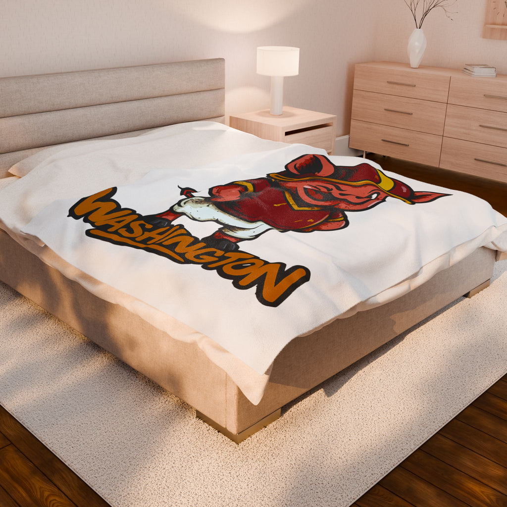 Washington Commanders Velveteen Blanket