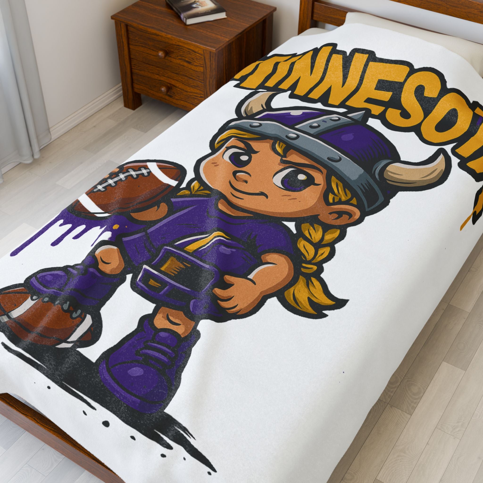 Minnesota Vikings Velveteen Blanket