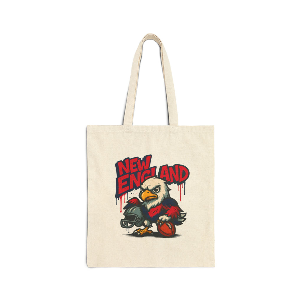 New England Patriots Tote Bag — Cute Sports Canvas Tote for Fans