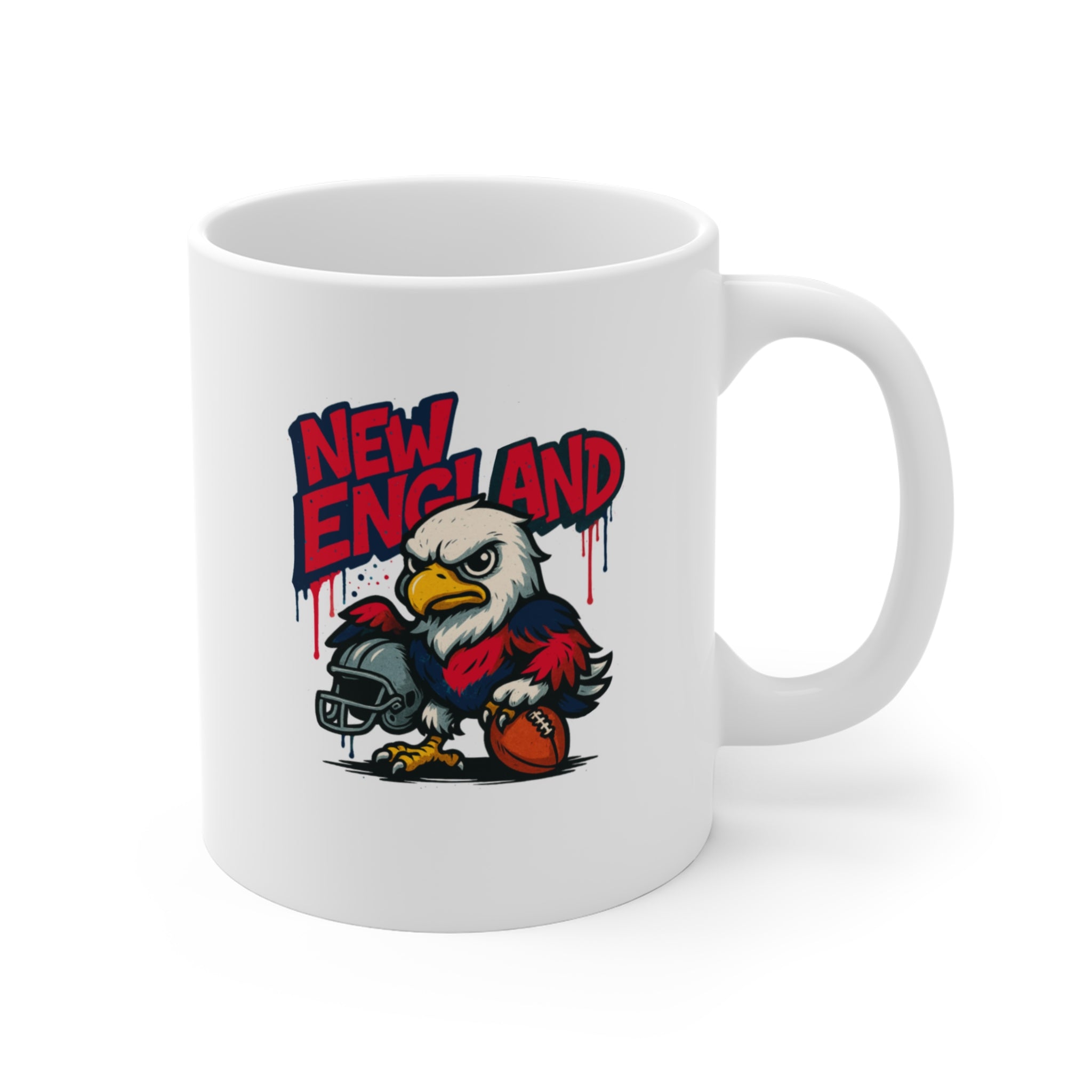 New England Patriots Mug - 11oz Ceramic Coffee Cup for Fans