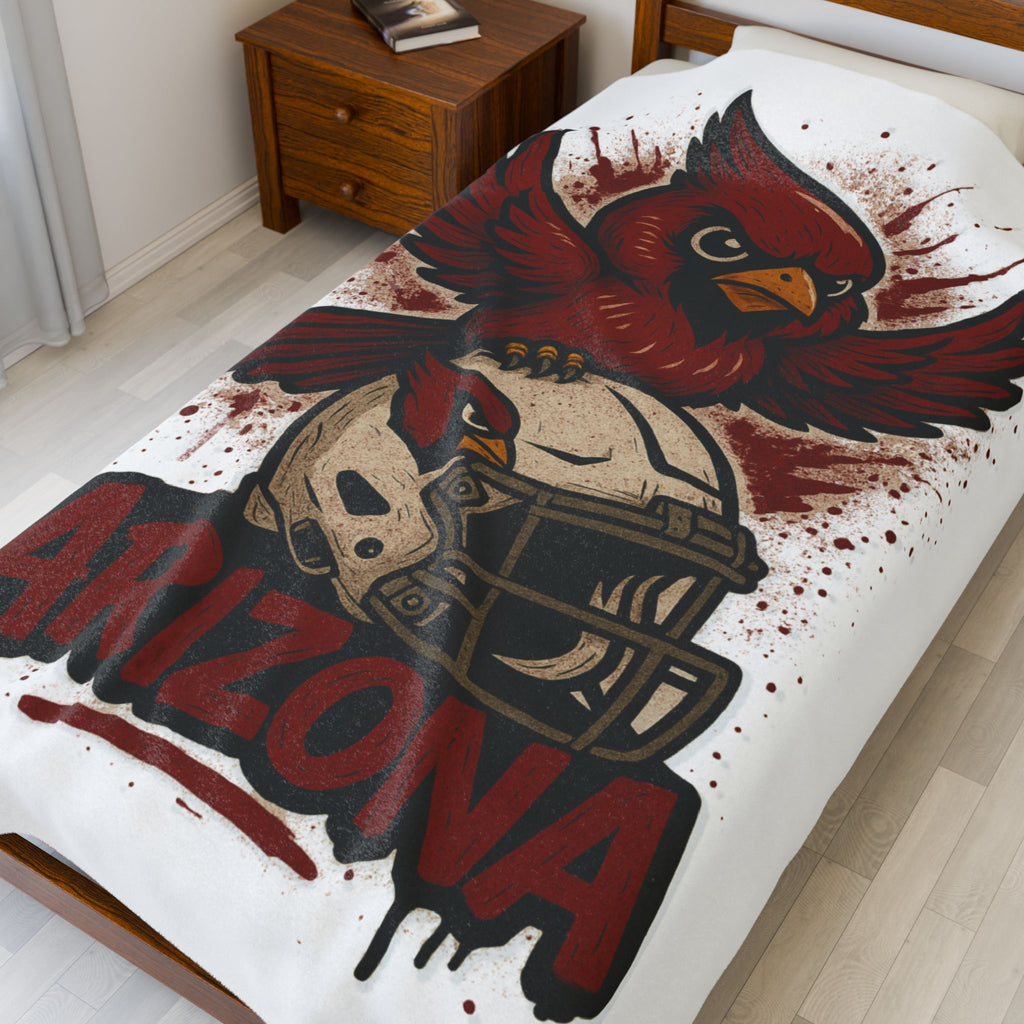 Arizona Cardinals Velveteen Blanket