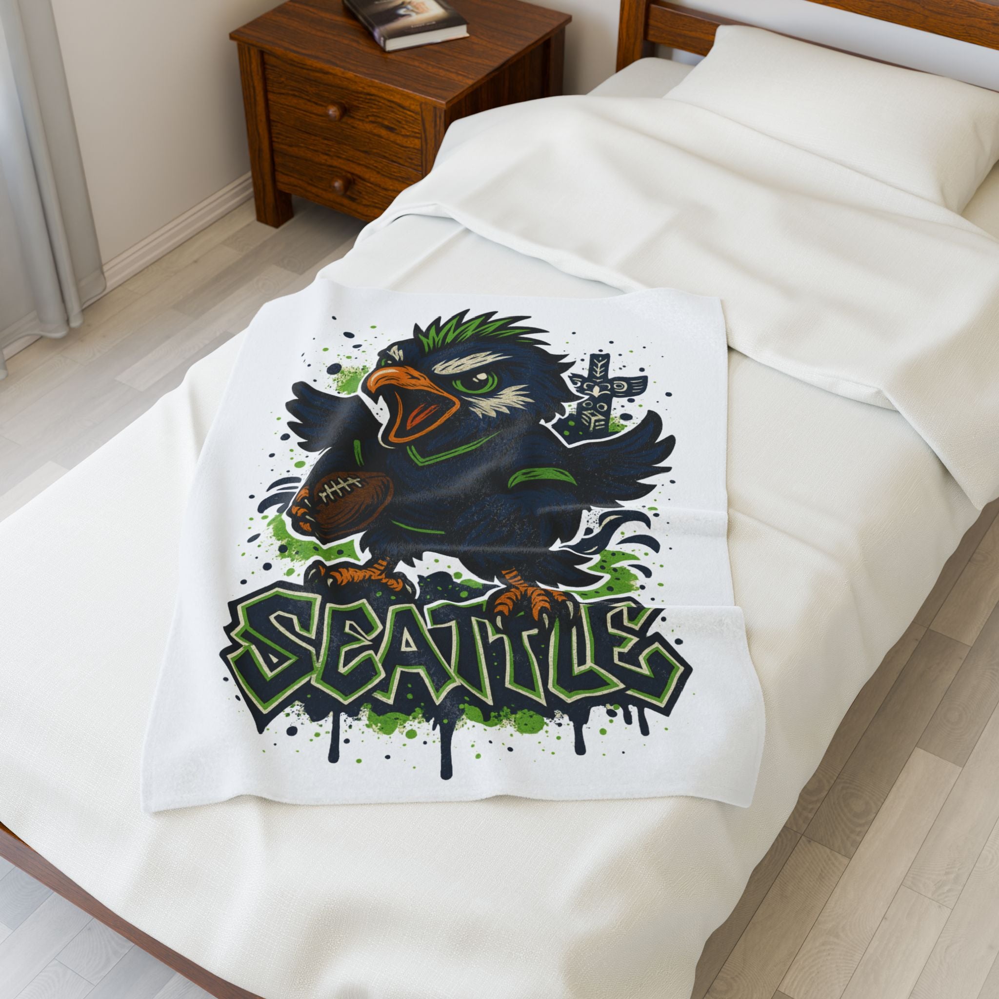 Seattle Seahawks Velveteen Blanket