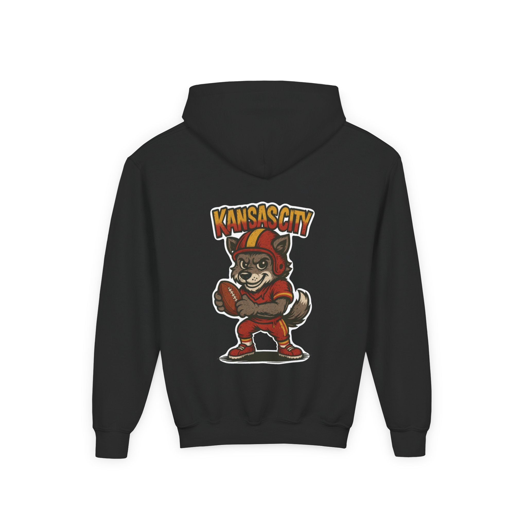 Kansas City Chiefs Kids Sweatshirt – Baby Mascot Graffiti Hoodie