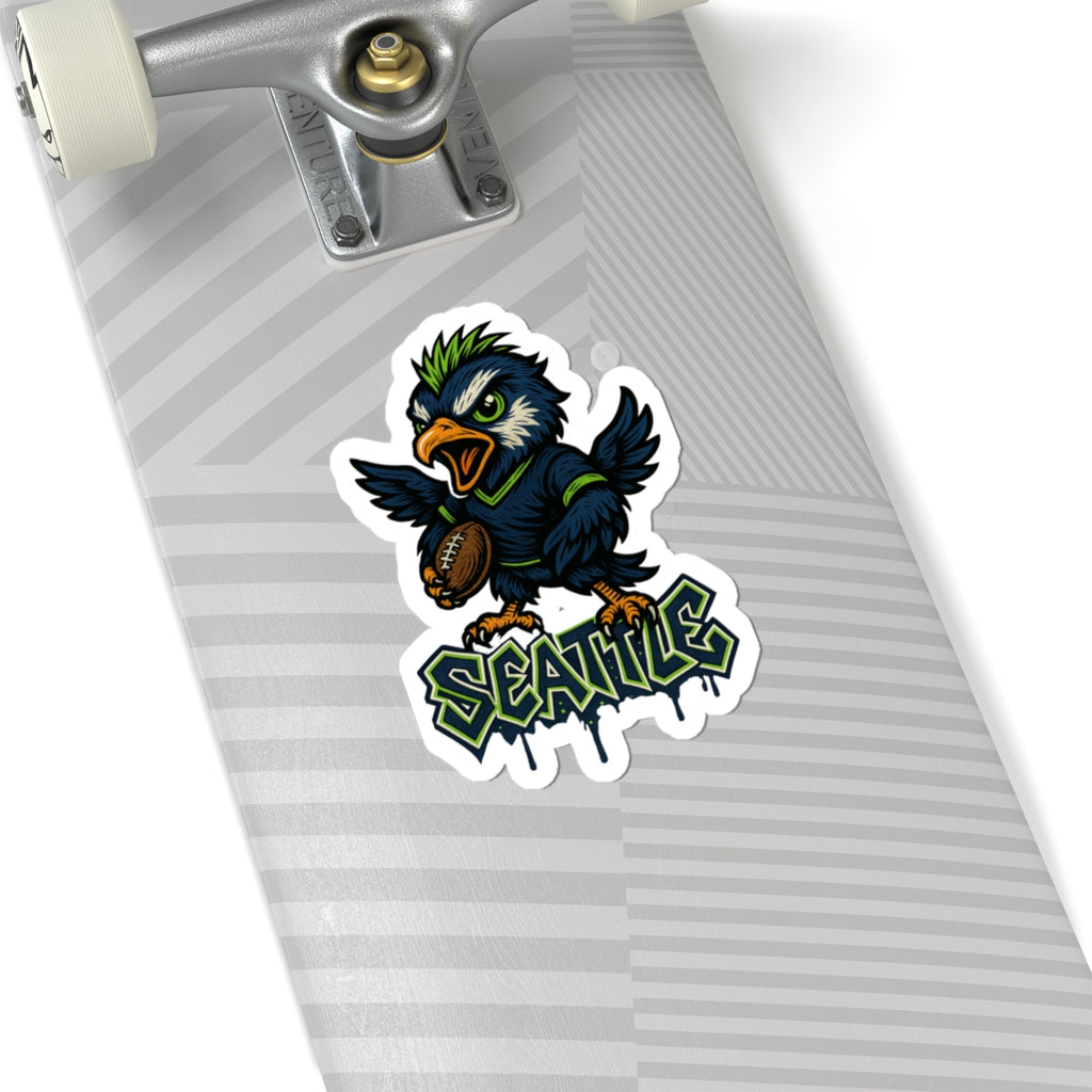 Seattle Seahawks Kiss-Cut Stickers | Team Spirit Decor, Laptop Decals, Gift for Fans, Customizable Stickers