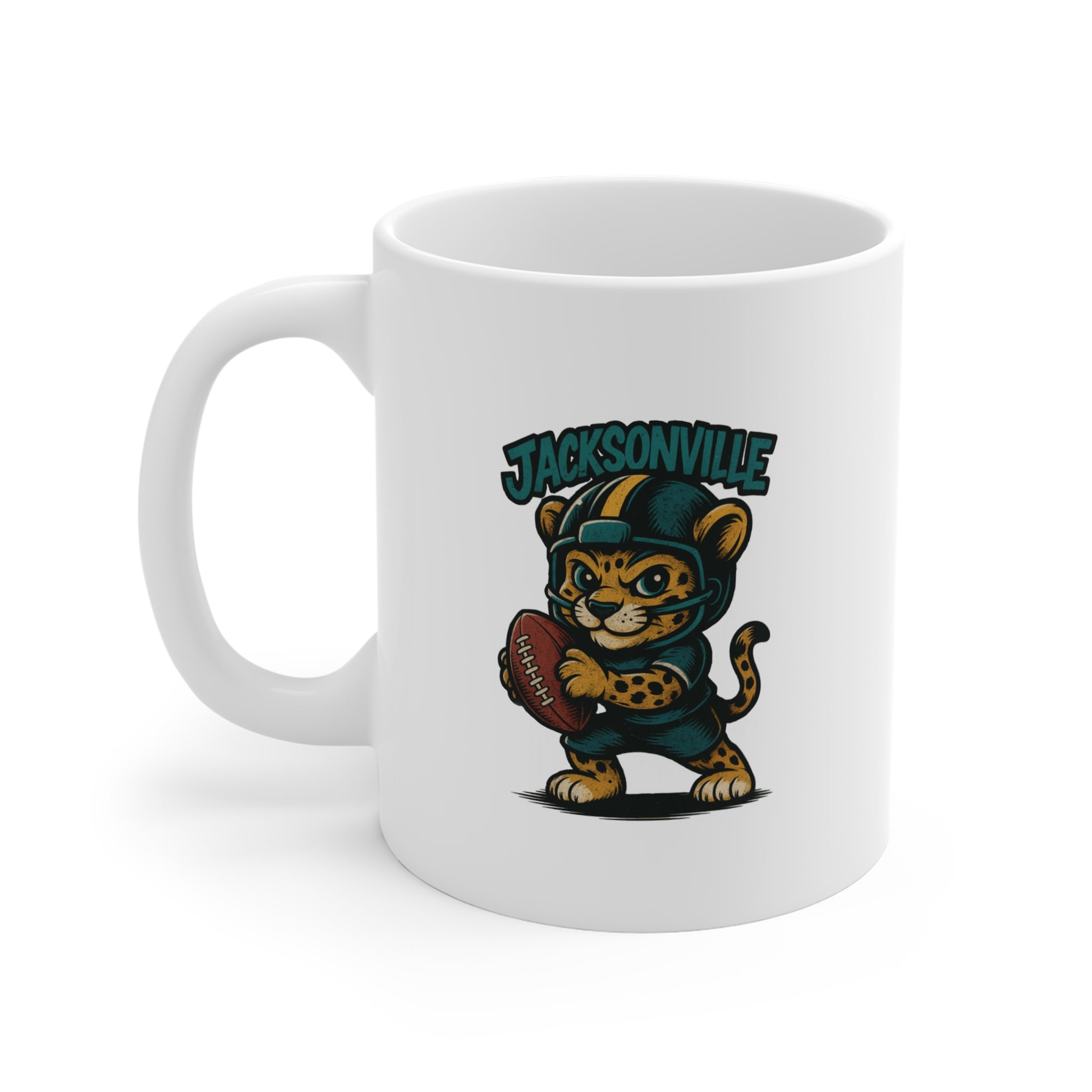 Jacksonville Jaguars Mug - 11oz Ceramic Coffee Cup for Fans