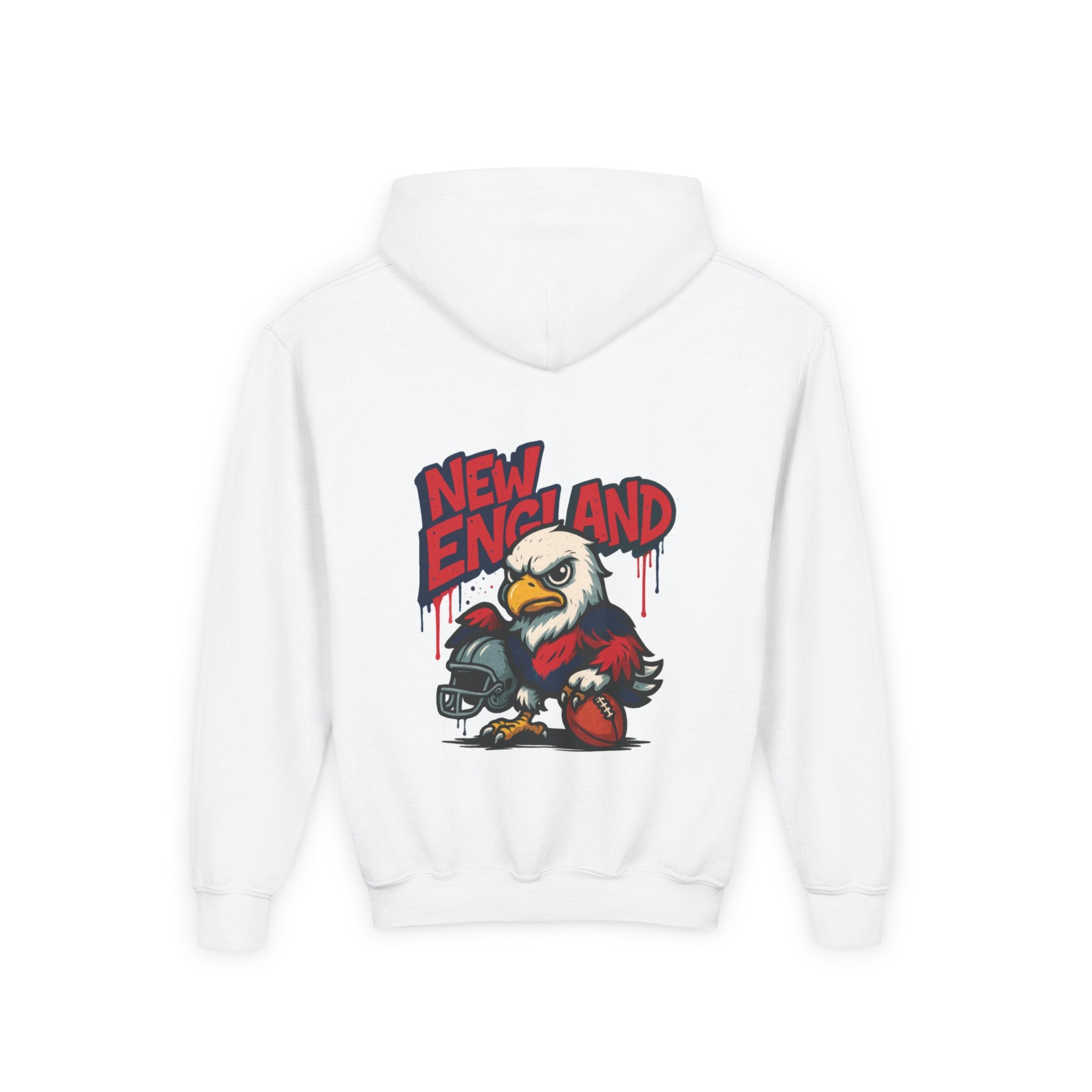 New England Patriots Kids  Sweatshirt – Baby Mascot Graffiti Hoodie