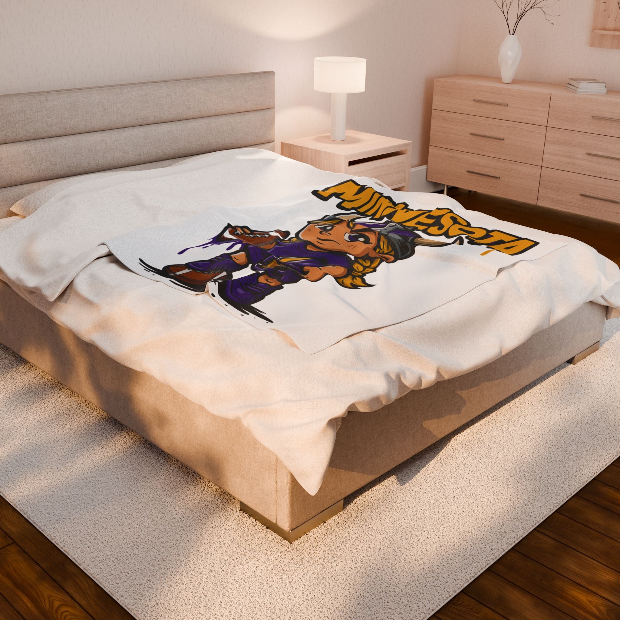 Minnesota Vikings Velveteen Blanket