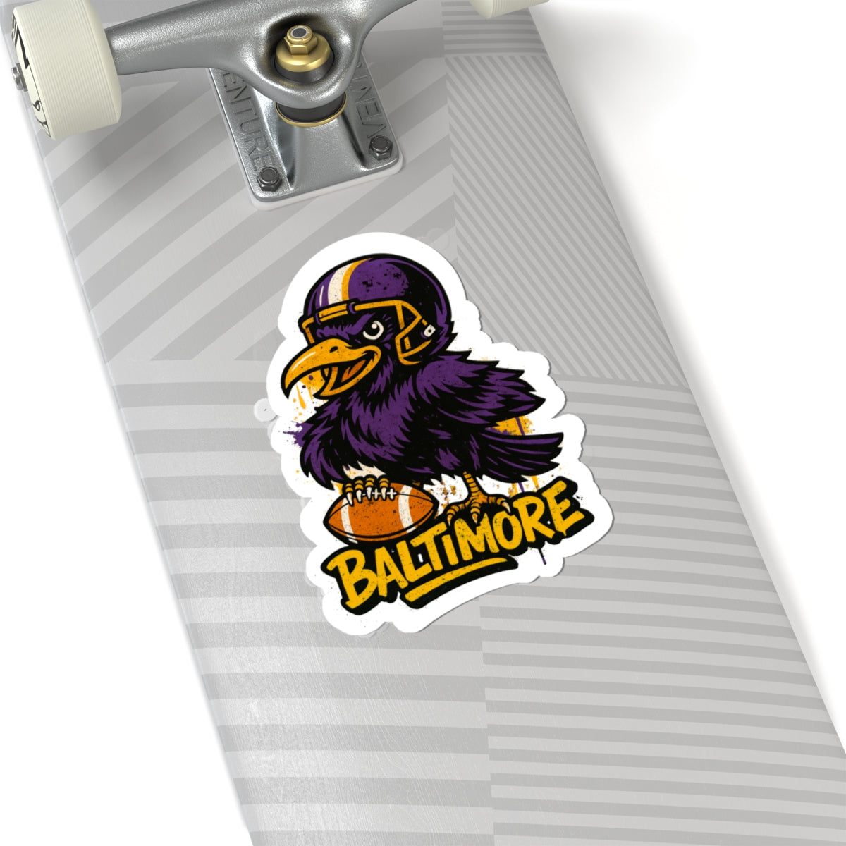 Ravens Kiss-Cut Stickers | Team Spirit Decor, Laptop Decals, Gift for Fans, Customizable Stickers