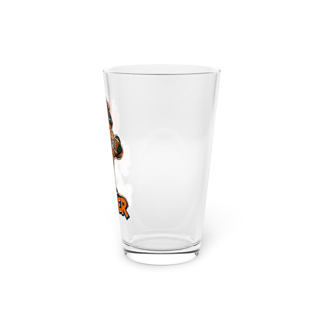 Denver Broncos Pint Glass, 16oz Beer Cup, Sports Fan Gift, Custom Drinkware, Tailgating Accessory, Party Glass